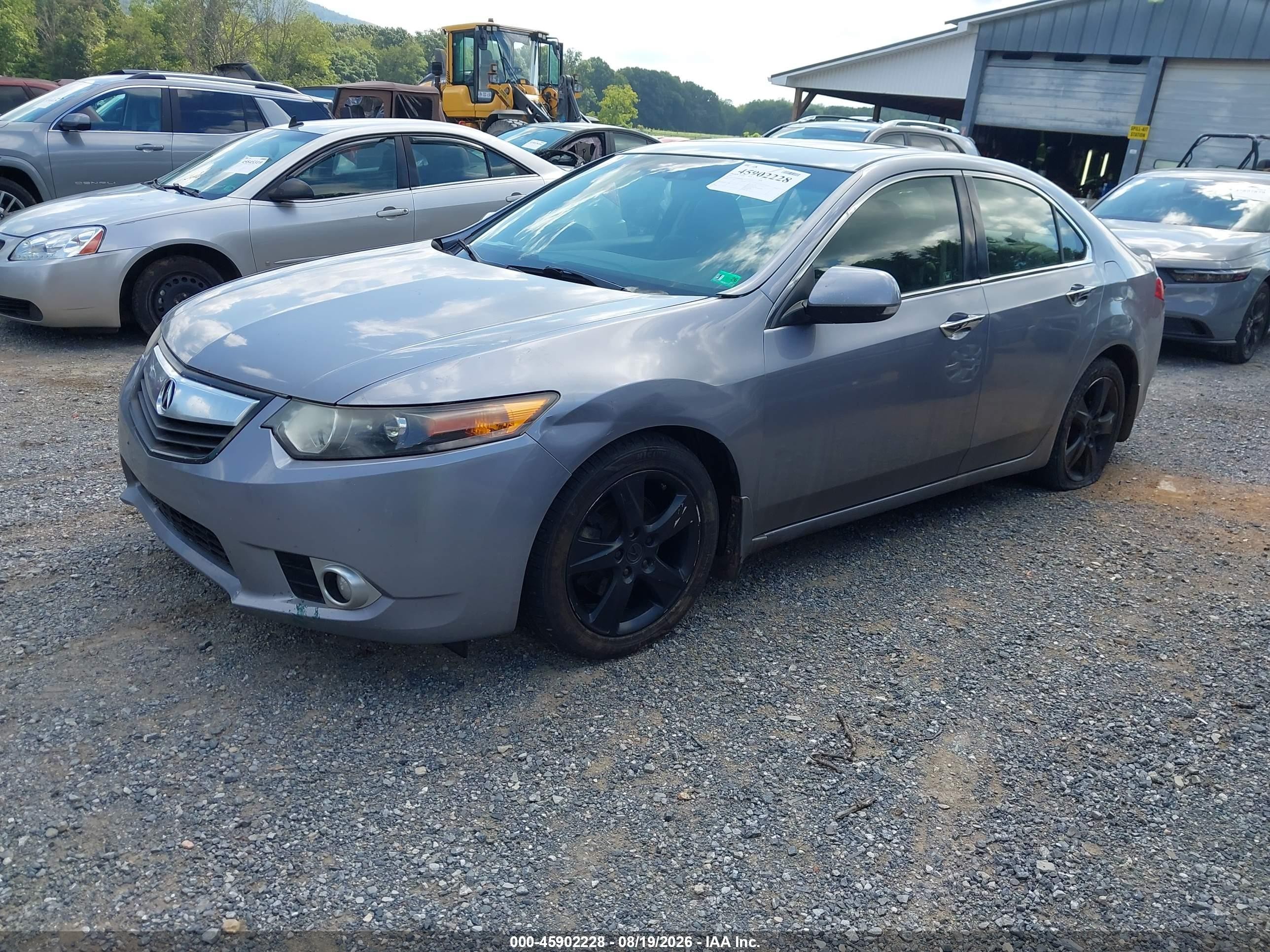 2012 Acura Tsx 2.4 Silver vin: JH4CU2F48CC014771