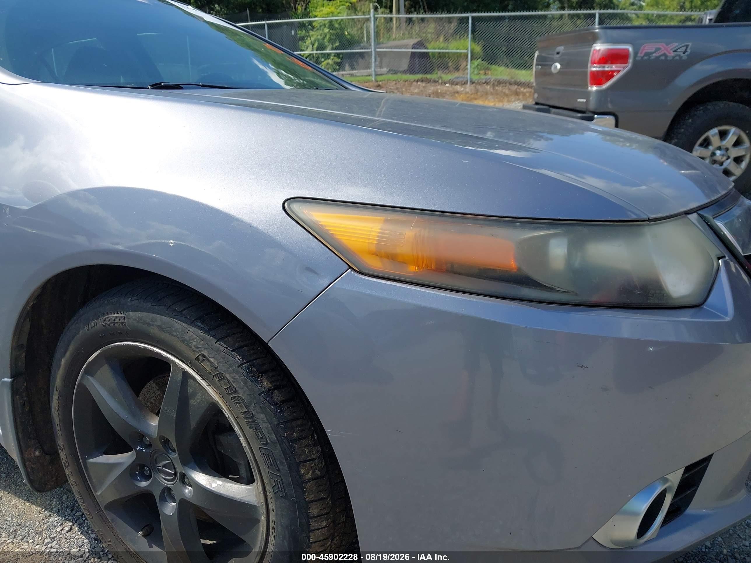2012 Acura Tsx 2.4 Silver vin: JH4CU2F48CC014771