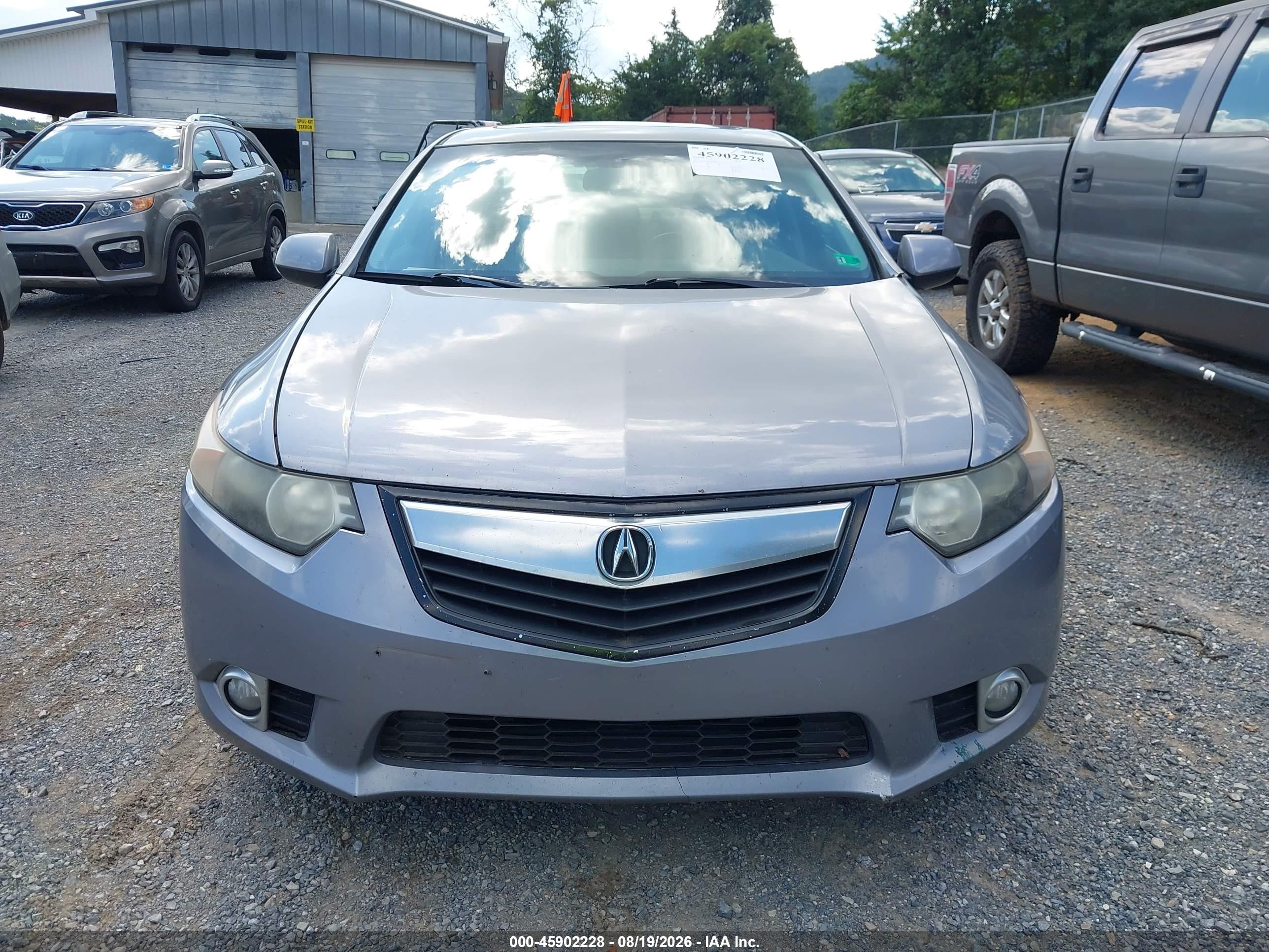 2012 Acura Tsx 2.4 Silver vin: JH4CU2F48CC014771