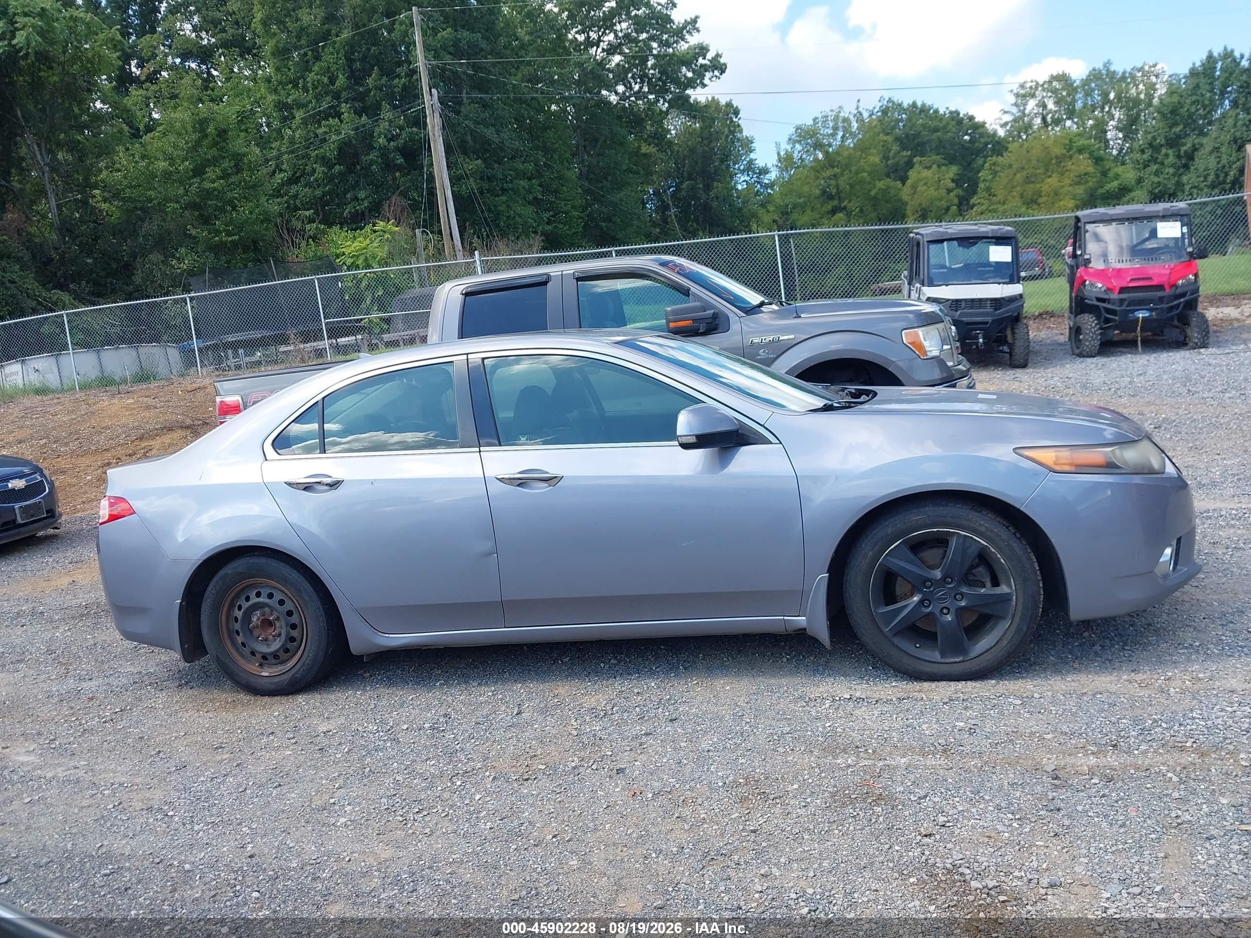 2012 Acura Tsx 2.4 Silver vin: JH4CU2F48CC014771