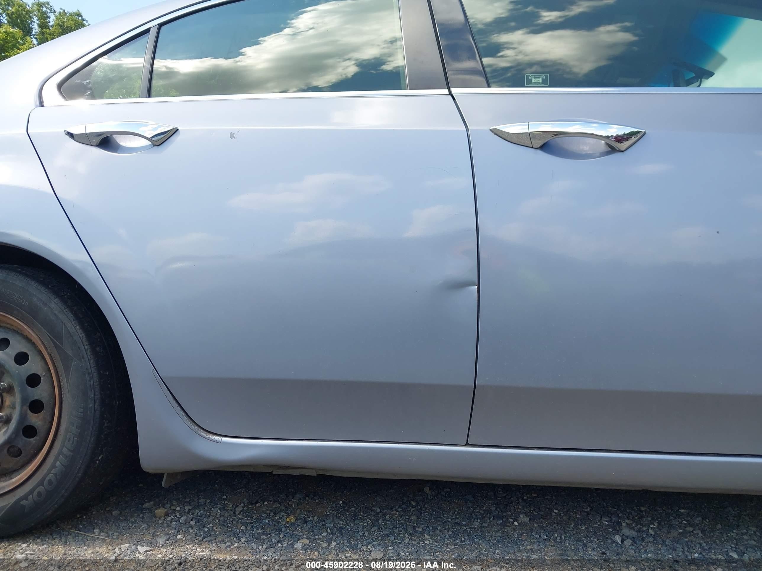 2012 Acura Tsx 2.4 Silver vin: JH4CU2F48CC014771