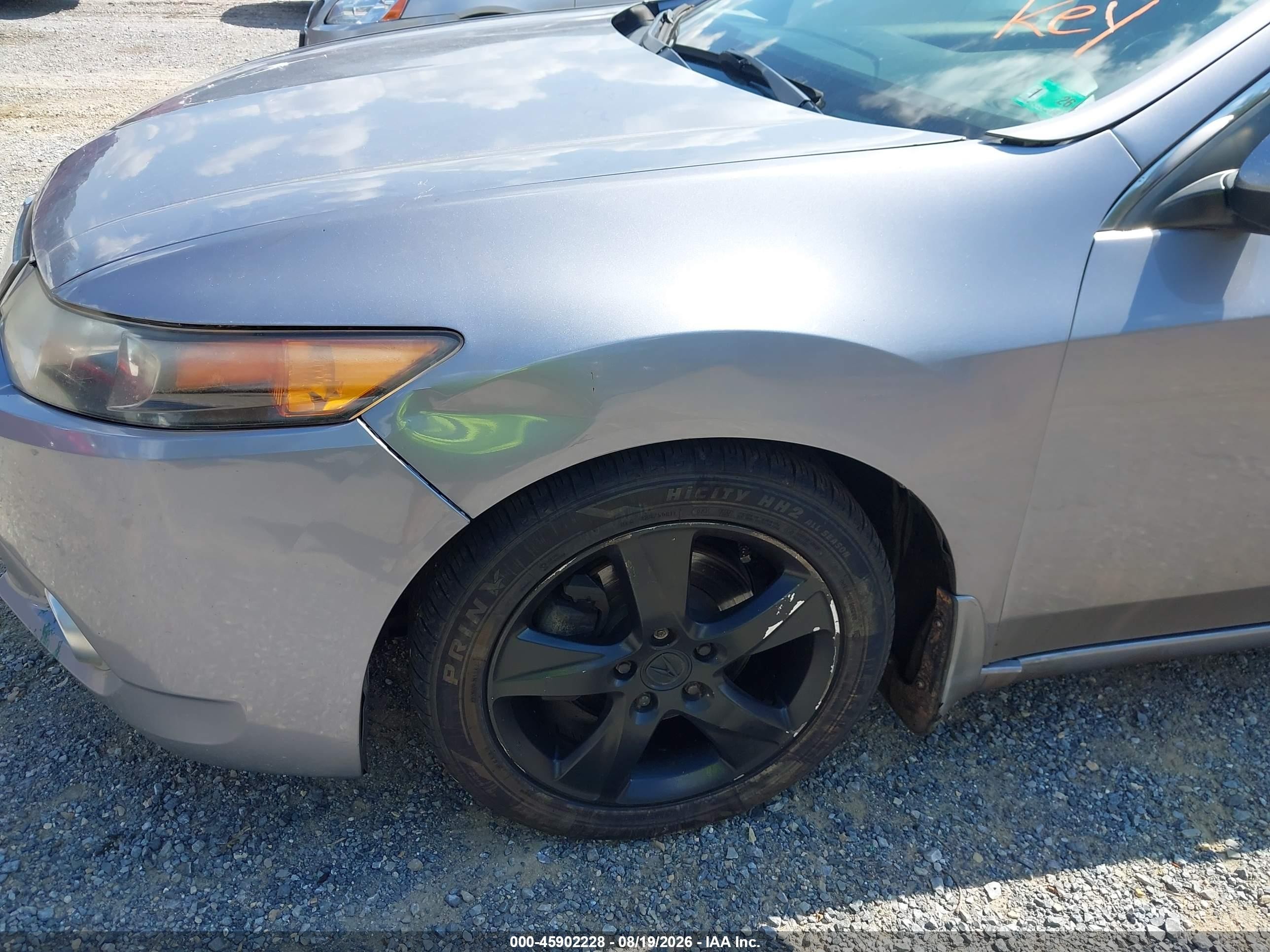 2012 Acura Tsx 2.4 Silver vin: JH4CU2F48CC014771