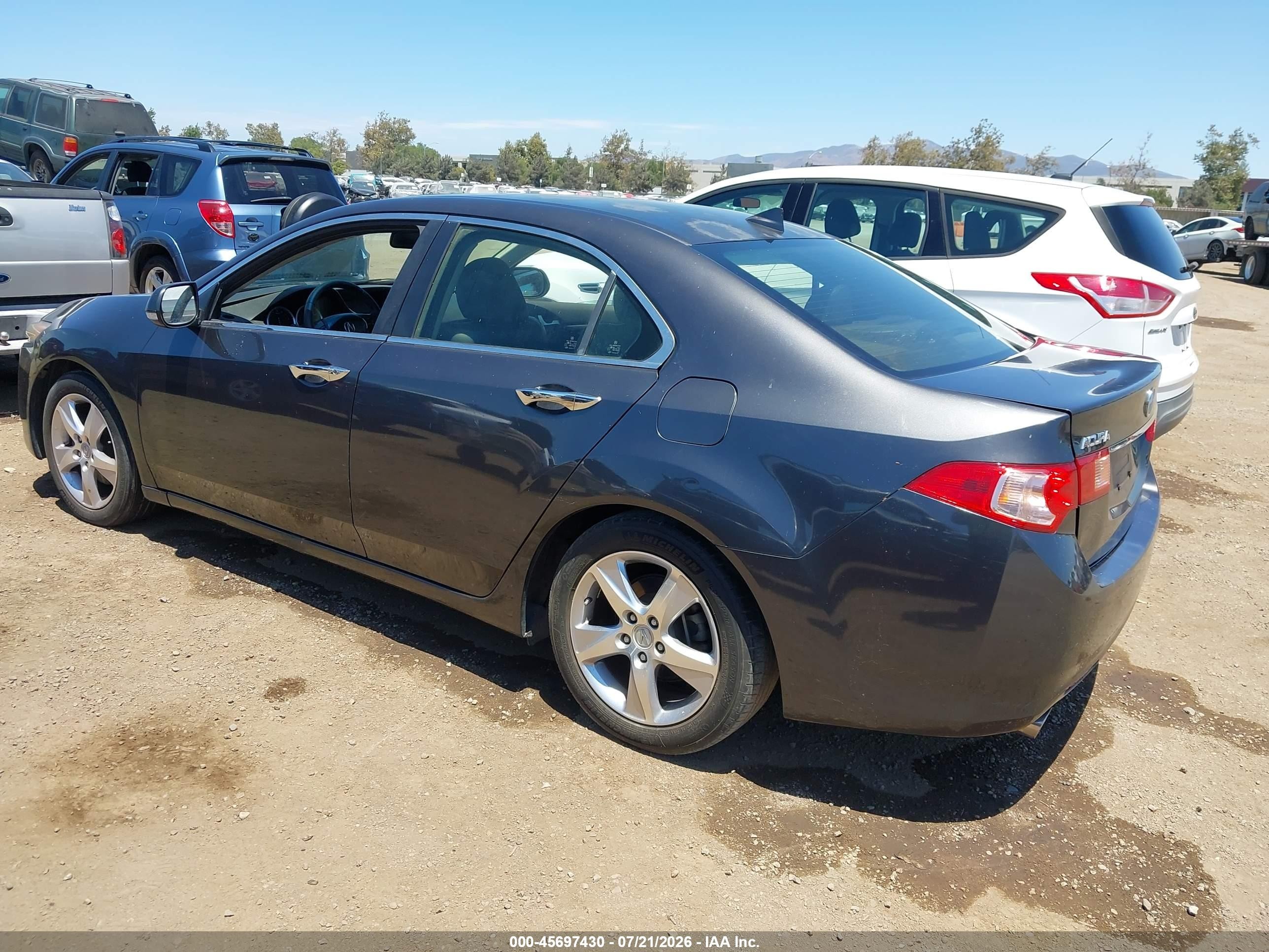 2012 Acura Tsx 2.4 Gray vin: JH4CU2F48CC025298
