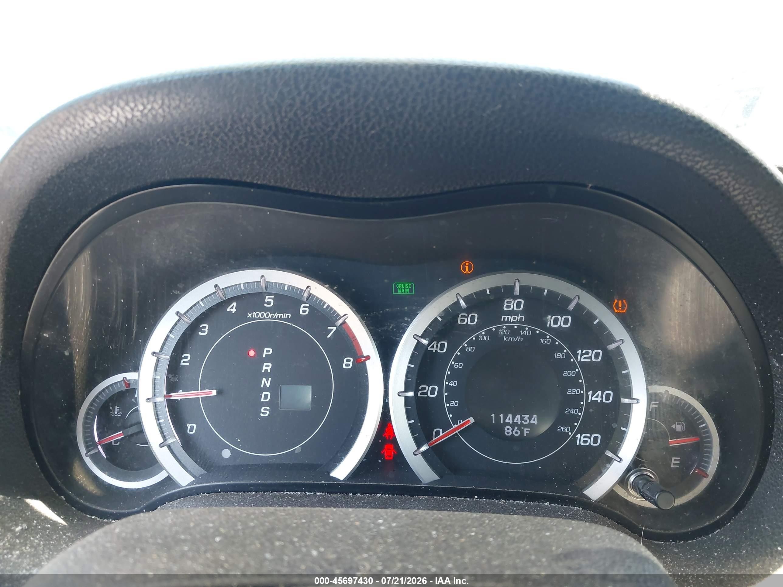 2012 Acura Tsx 2.4 Gray vin: JH4CU2F48CC025298
