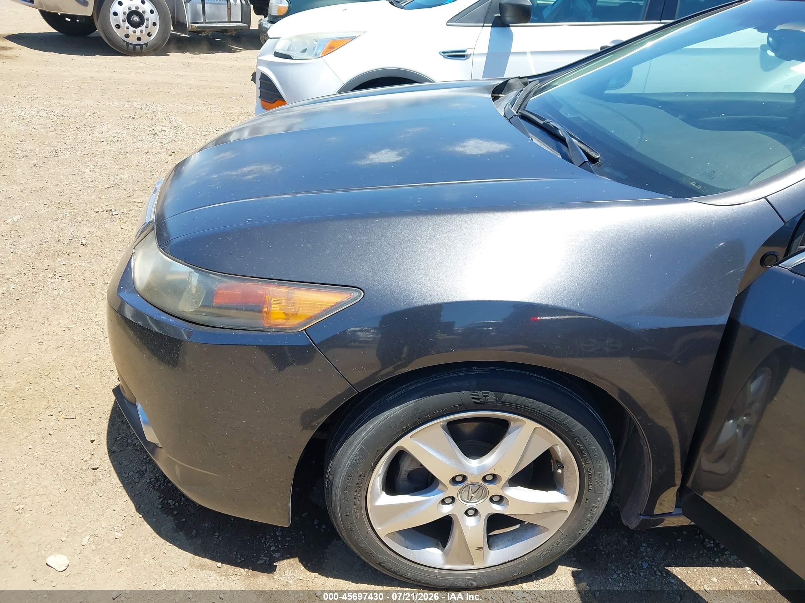 2012 Acura Tsx 2.4 Gray vin: JH4CU2F48CC025298