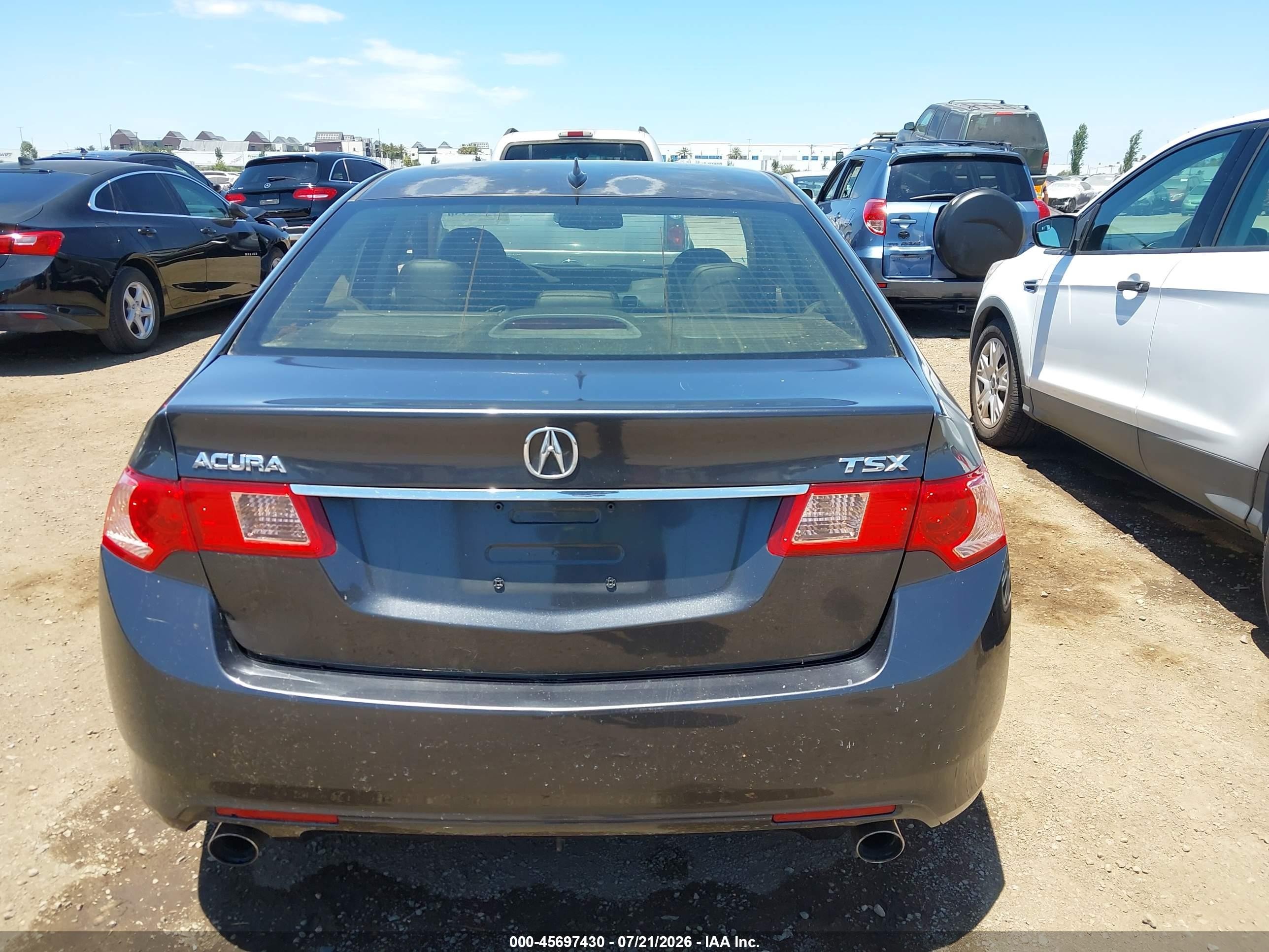 2012 Acura Tsx 2.4 Gray vin: JH4CU2F48CC025298