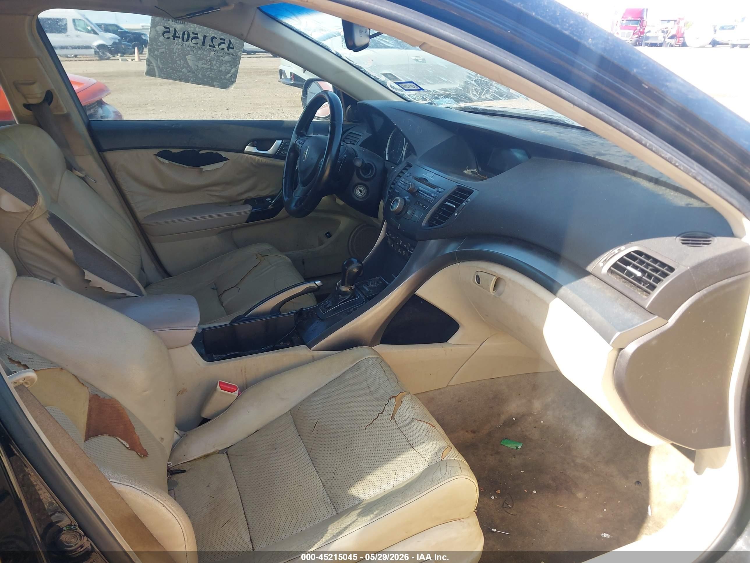 2012 Acura Tsx 2.4 Black vin: JH4CU2F48CC026936