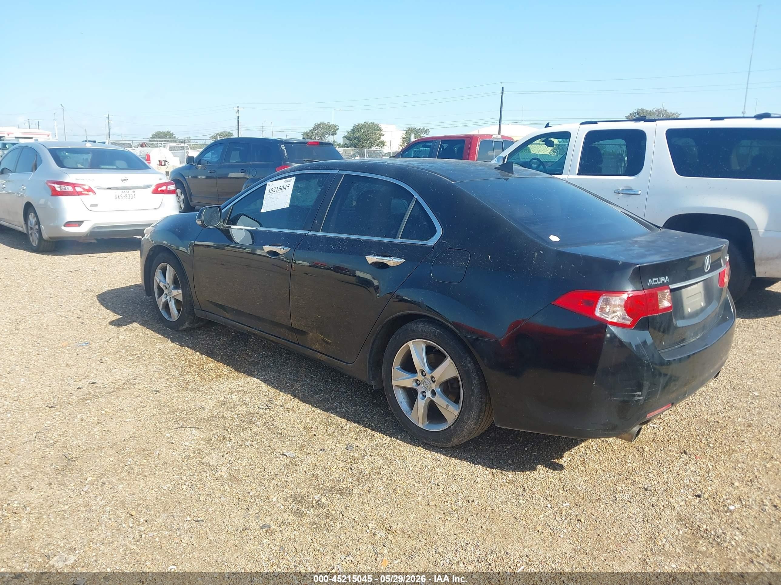 2012 Acura Tsx 2.4 Black vin: JH4CU2F48CC026936