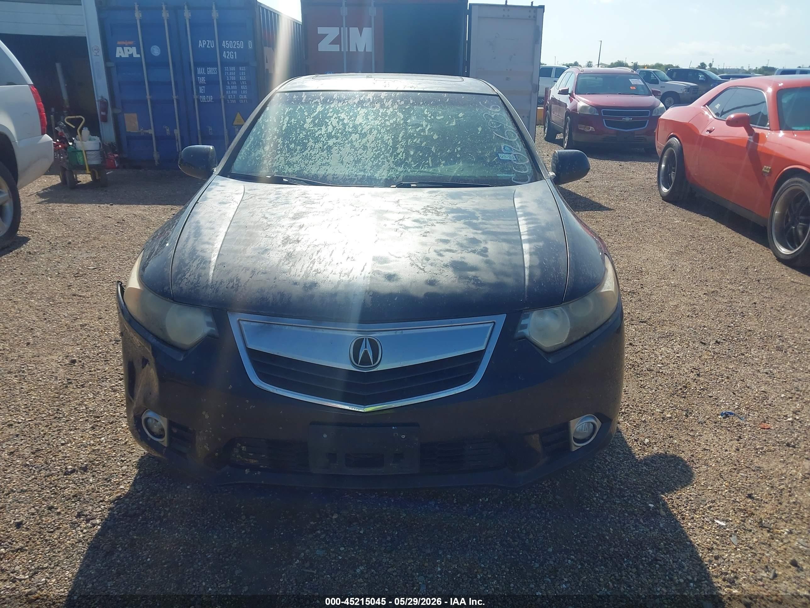 2012 Acura Tsx 2.4 Black vin: JH4CU2F48CC026936