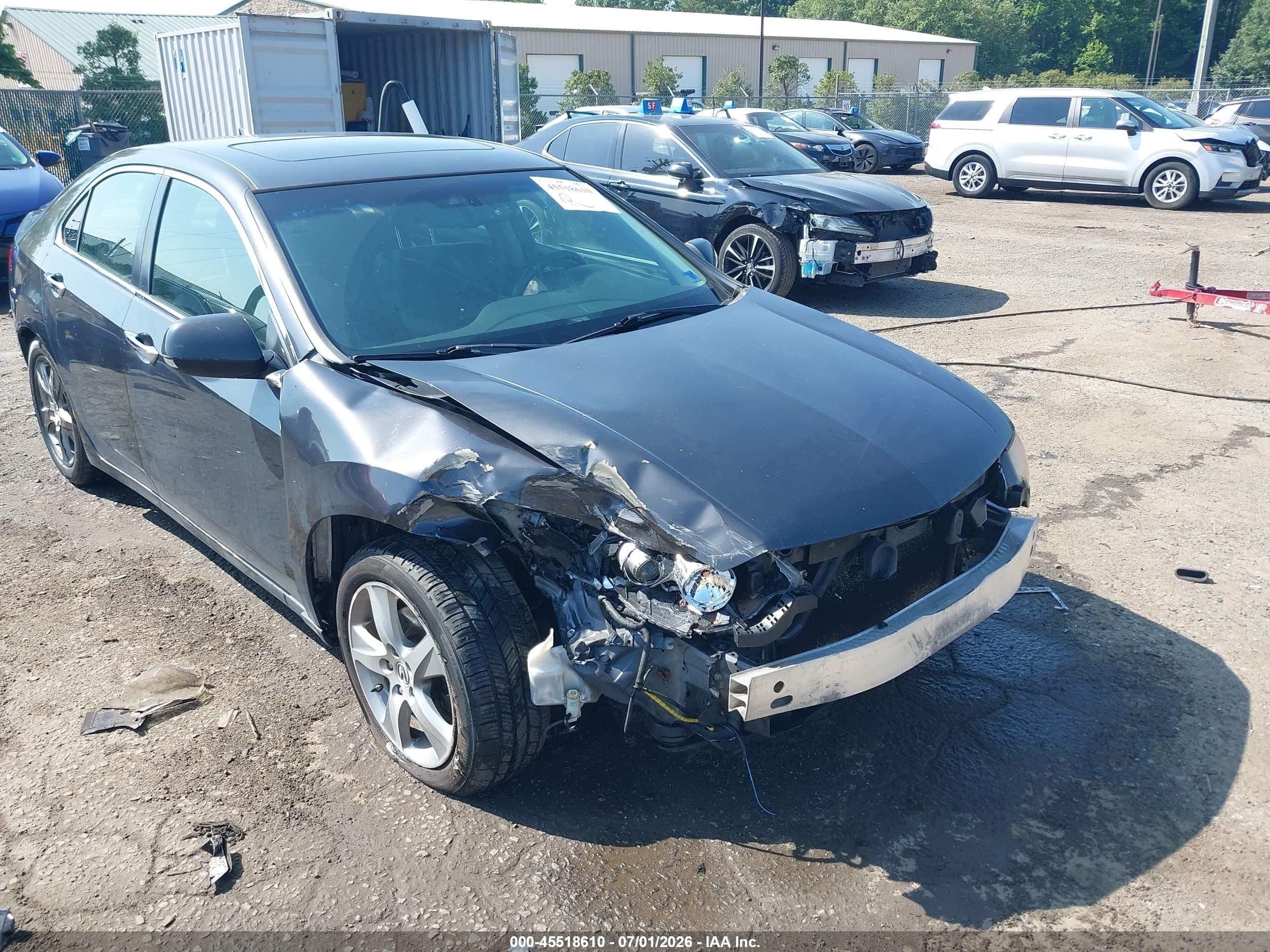 2013 Acura Tsx 2.4 Gray vin: JH4CU2F48DC005490