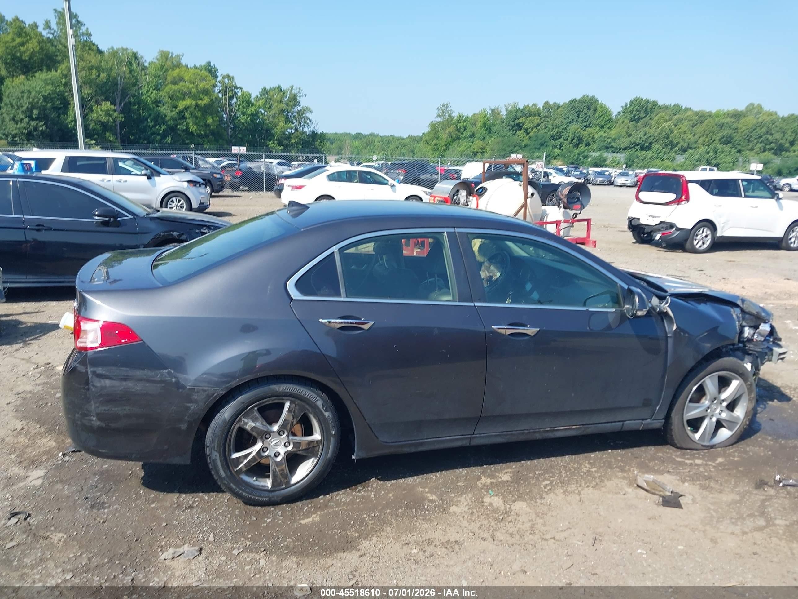 2013 Acura Tsx 2.4 Gray vin: JH4CU2F48DC005490