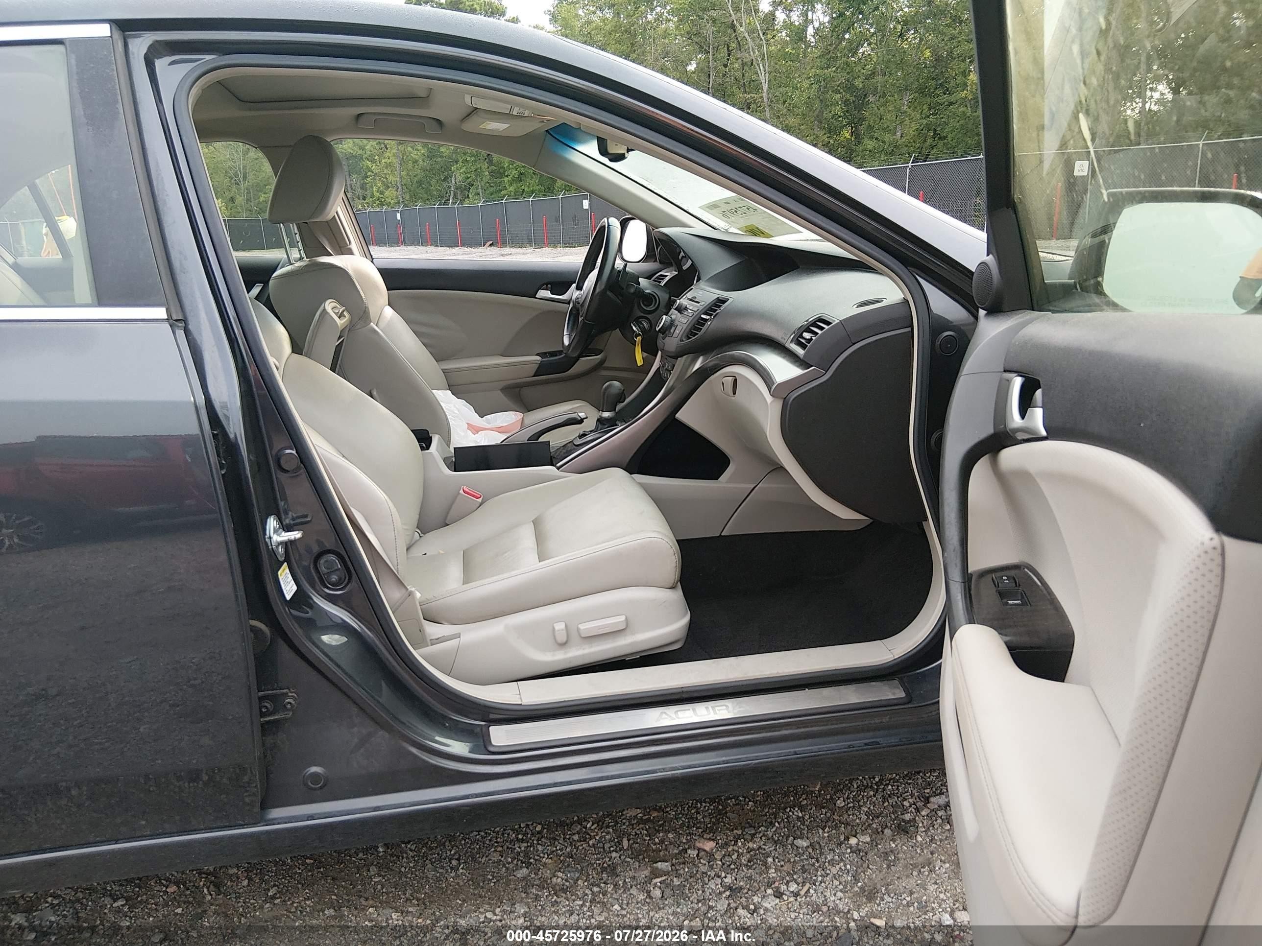 2013 Acura Tsx 2.4 Gray vin: JH4CU2F48DC008695