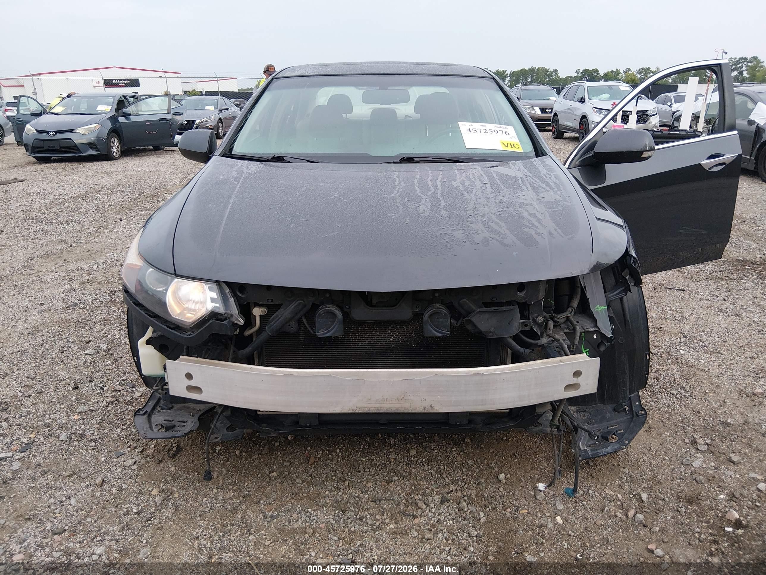 2013 Acura Tsx 2.4 Gray vin: JH4CU2F48DC008695