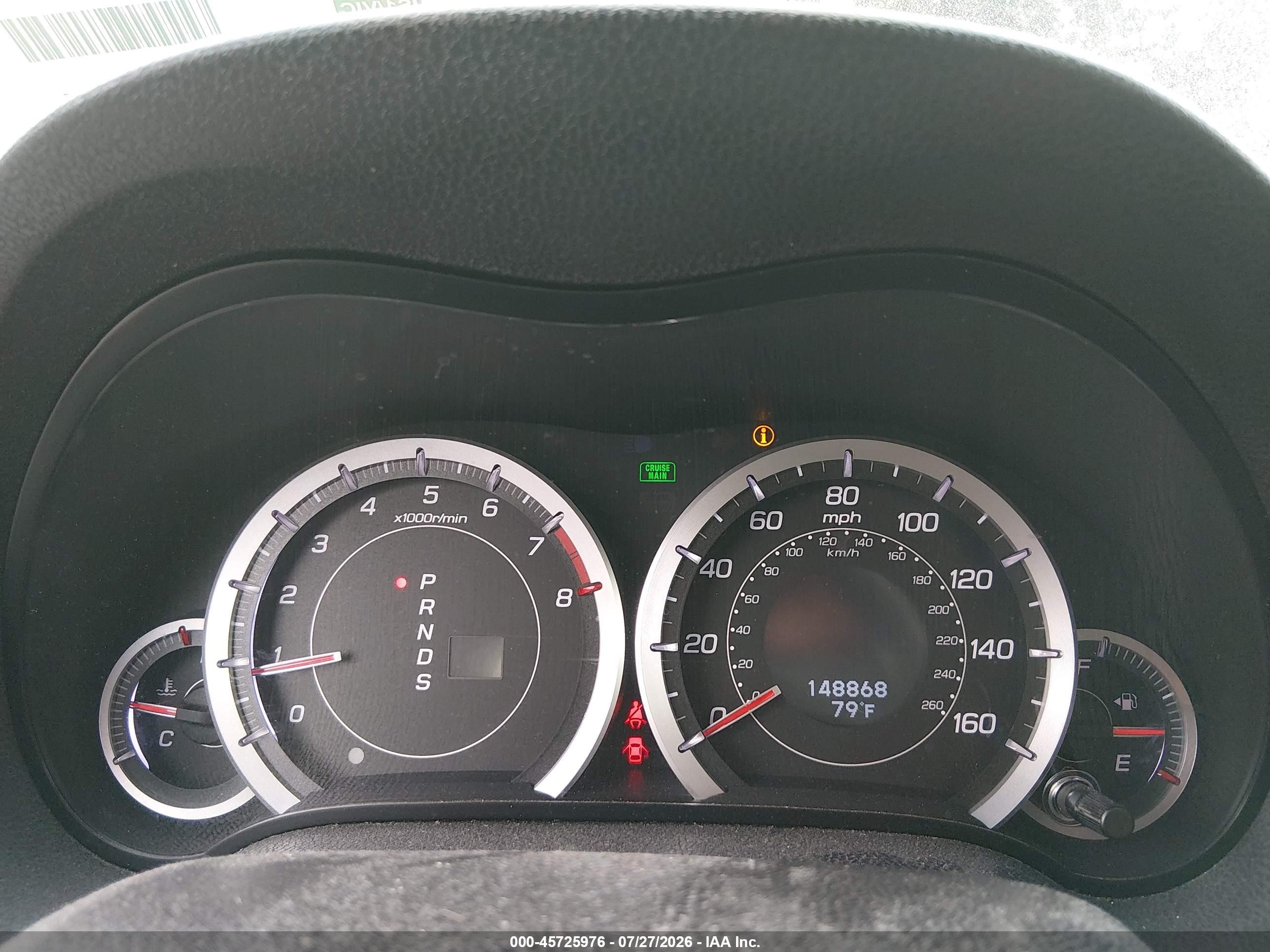2013 Acura Tsx 2.4 Gray vin: JH4CU2F48DC008695