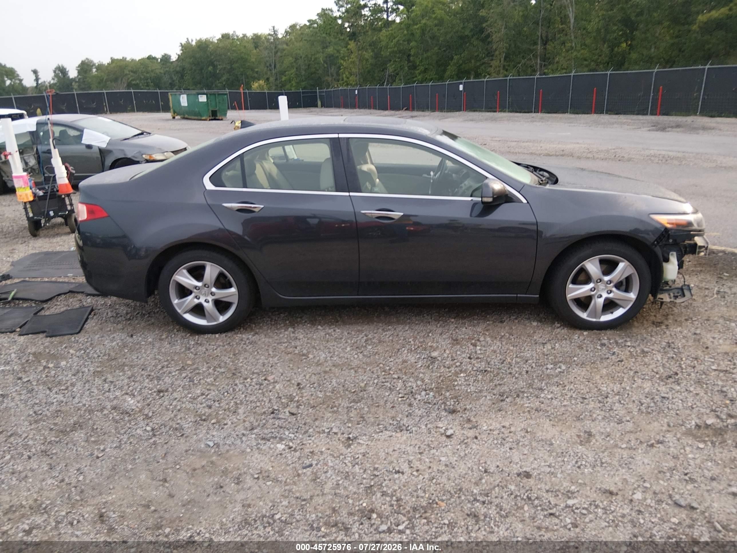 2013 Acura Tsx 2.4 Gray vin: JH4CU2F48DC008695
