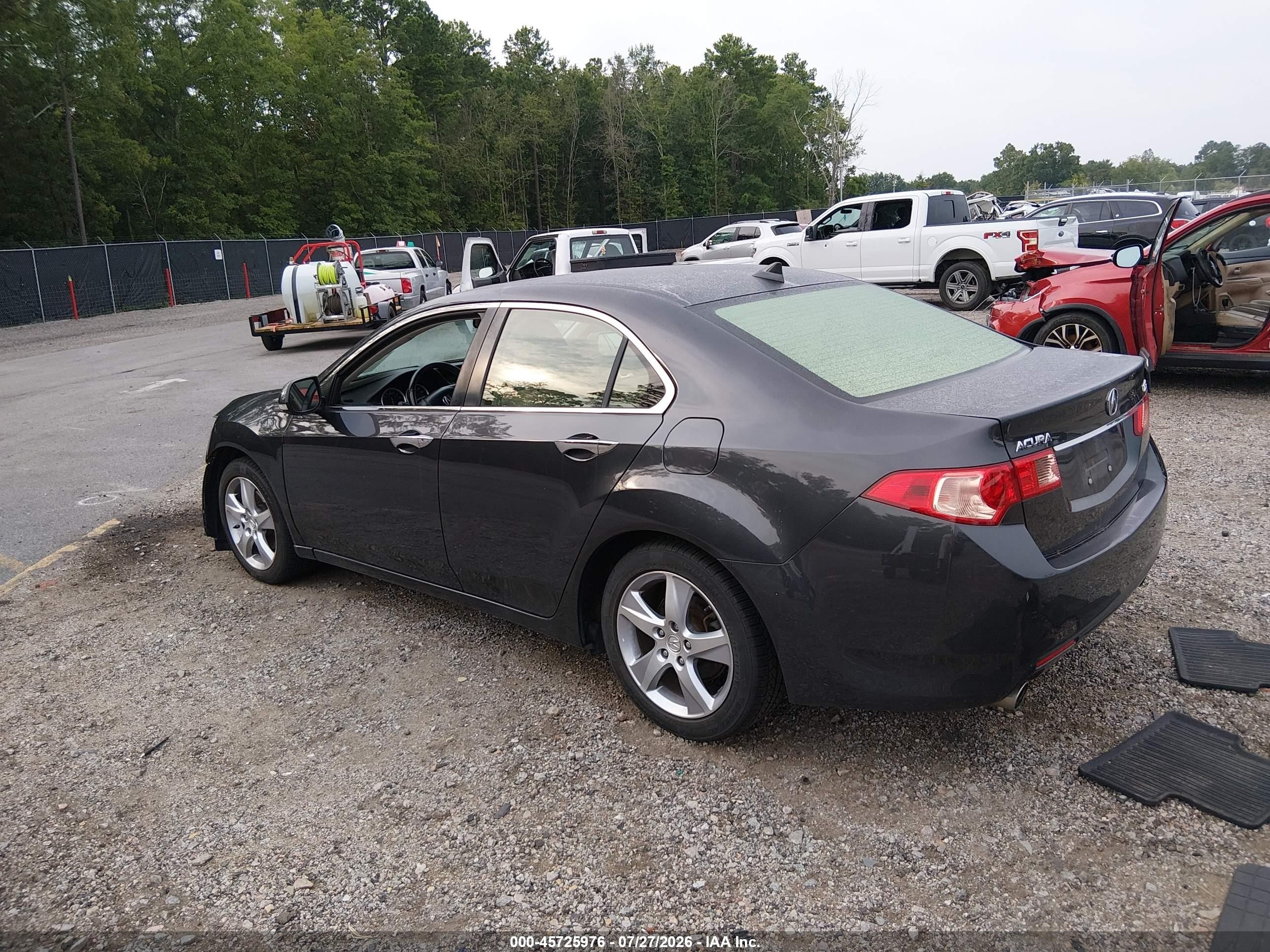 2013 Acura Tsx 2.4 Gray vin: JH4CU2F48DC008695