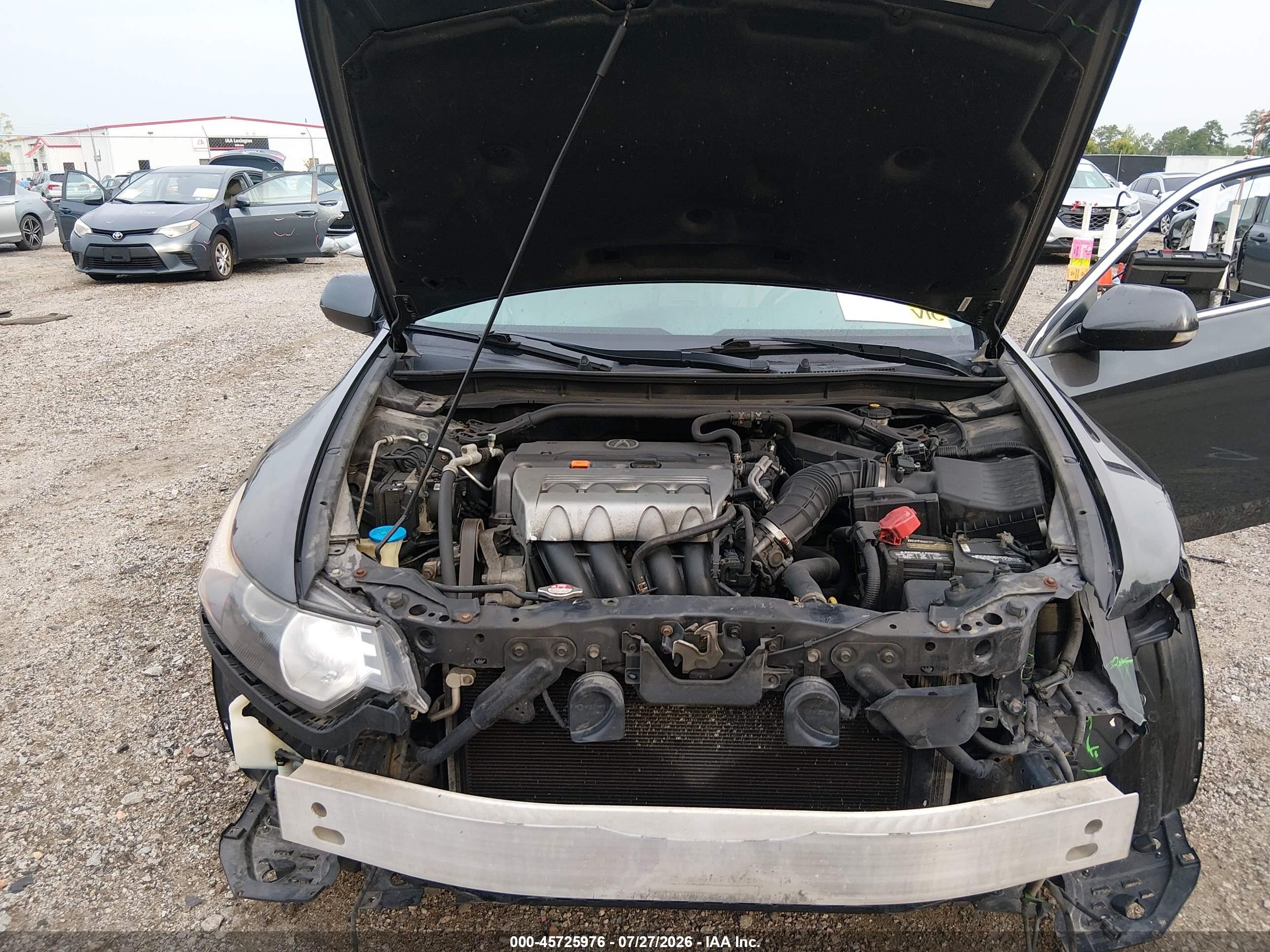 2013 Acura Tsx 2.4 Gray vin: JH4CU2F48DC008695