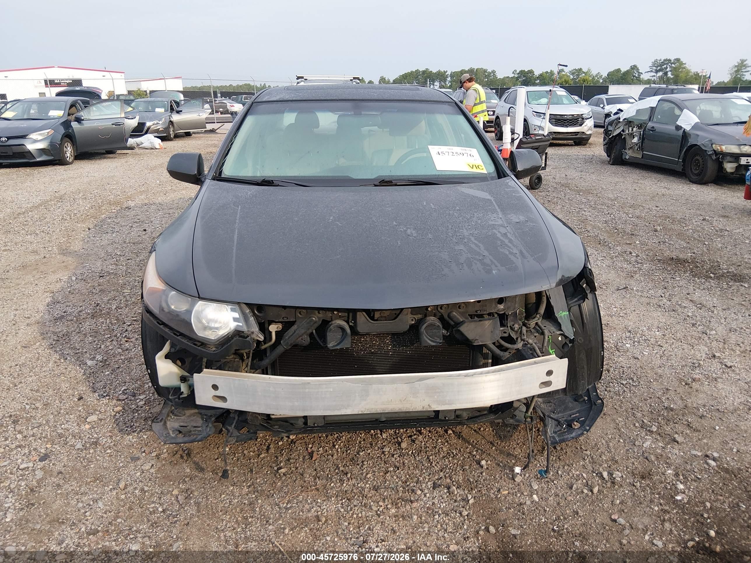 2013 Acura Tsx 2.4 Gray vin: JH4CU2F48DC008695