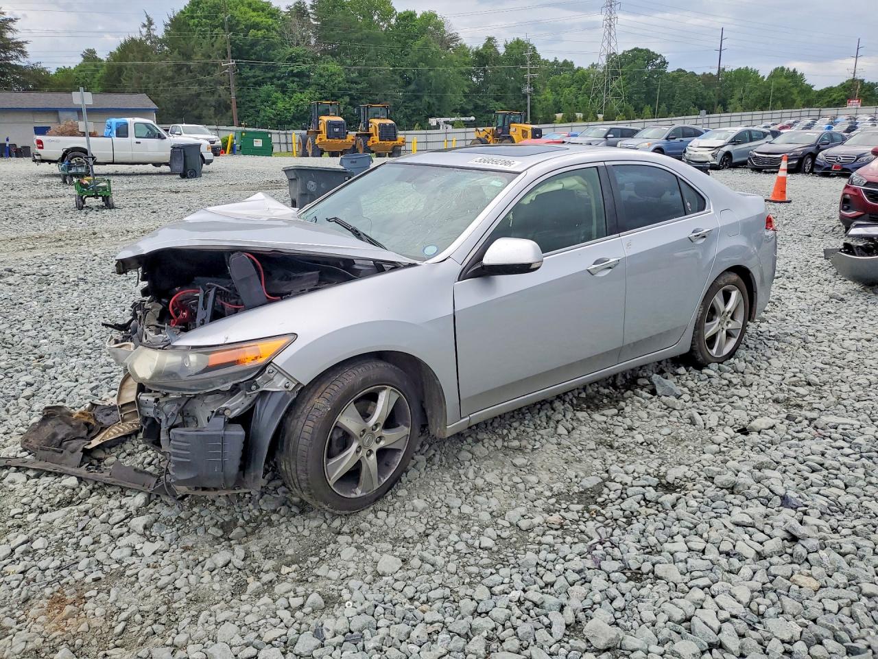 2014 Acura Tsx Silver vin: JH4CU2F48EC004437