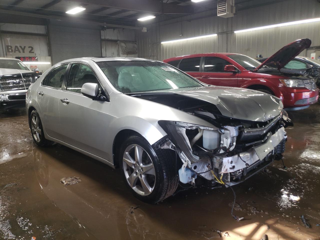 2012 Acura Tsx  Silver vin: JH4CU2F49CC001950