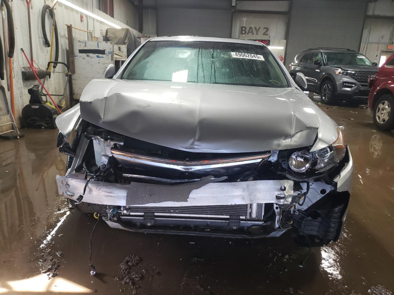 2012 Acura Tsx  Silver vin: JH4CU2F49CC001950