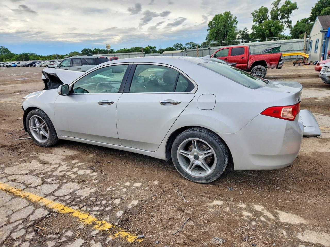 2012 Acura Tsx Silver vin: JH4CU2F49CC001950