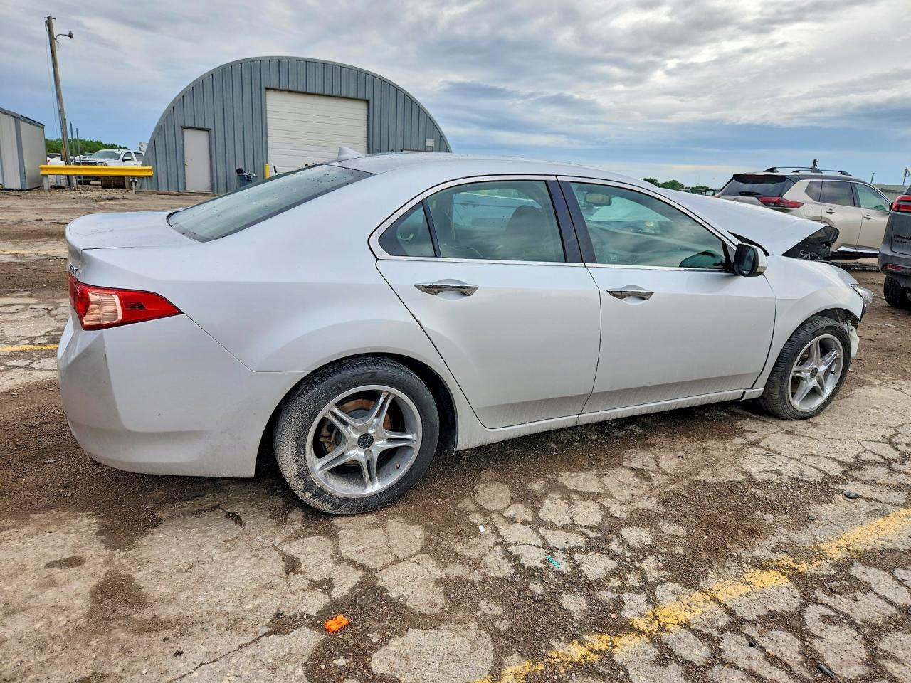 2012 Acura Tsx Silver vin: JH4CU2F49CC001950