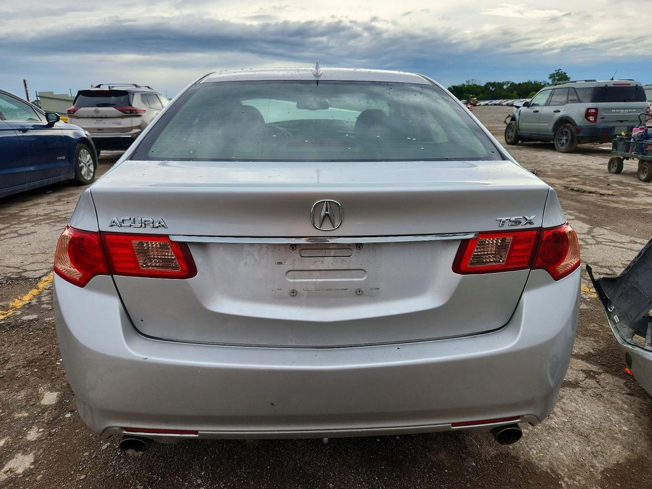 2012 Acura Tsx Silver vin: JH4CU2F49CC001950