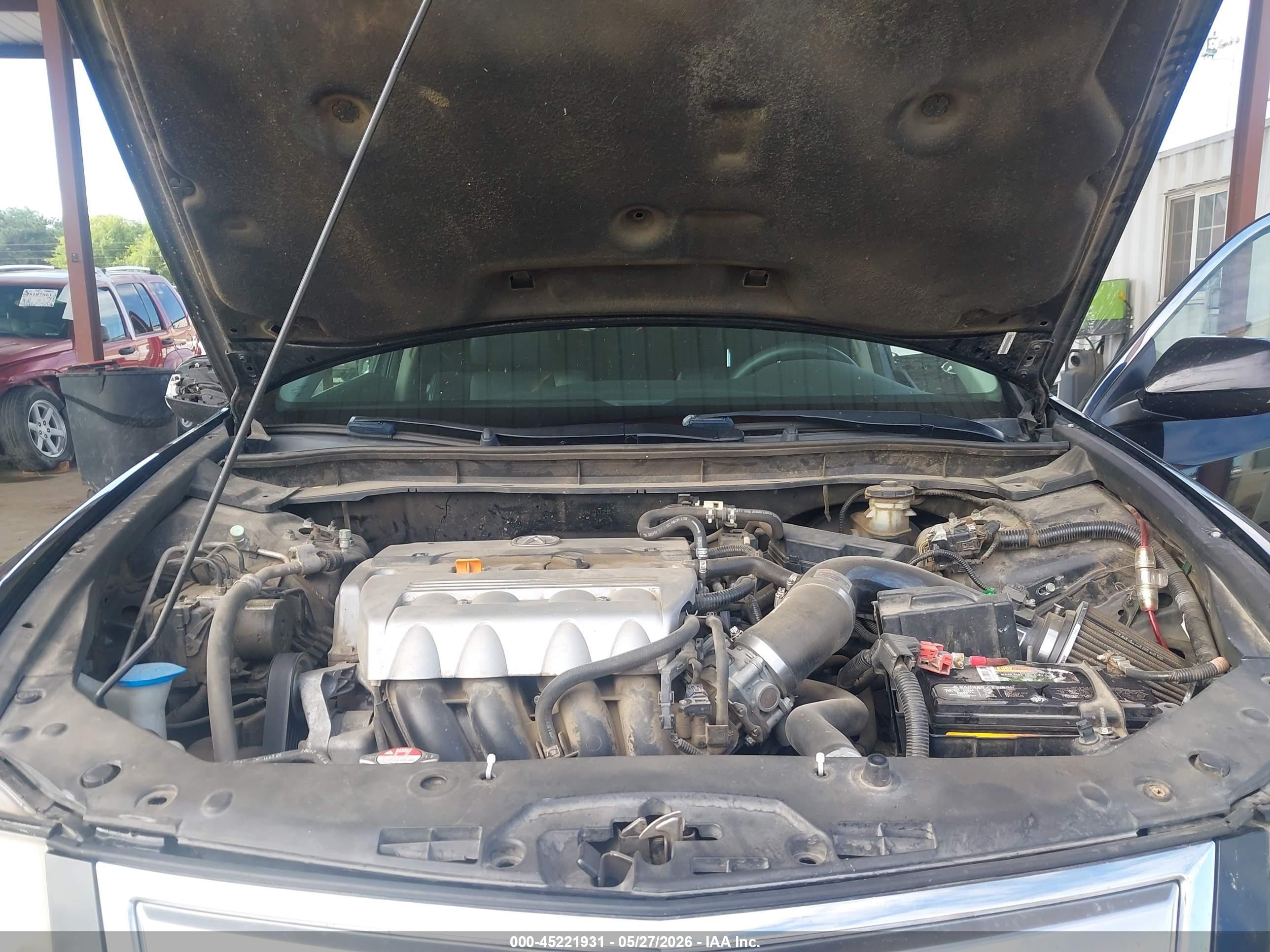 2012 Acura Tsx 2.4 Black vin: JH4CU2F49CC004699