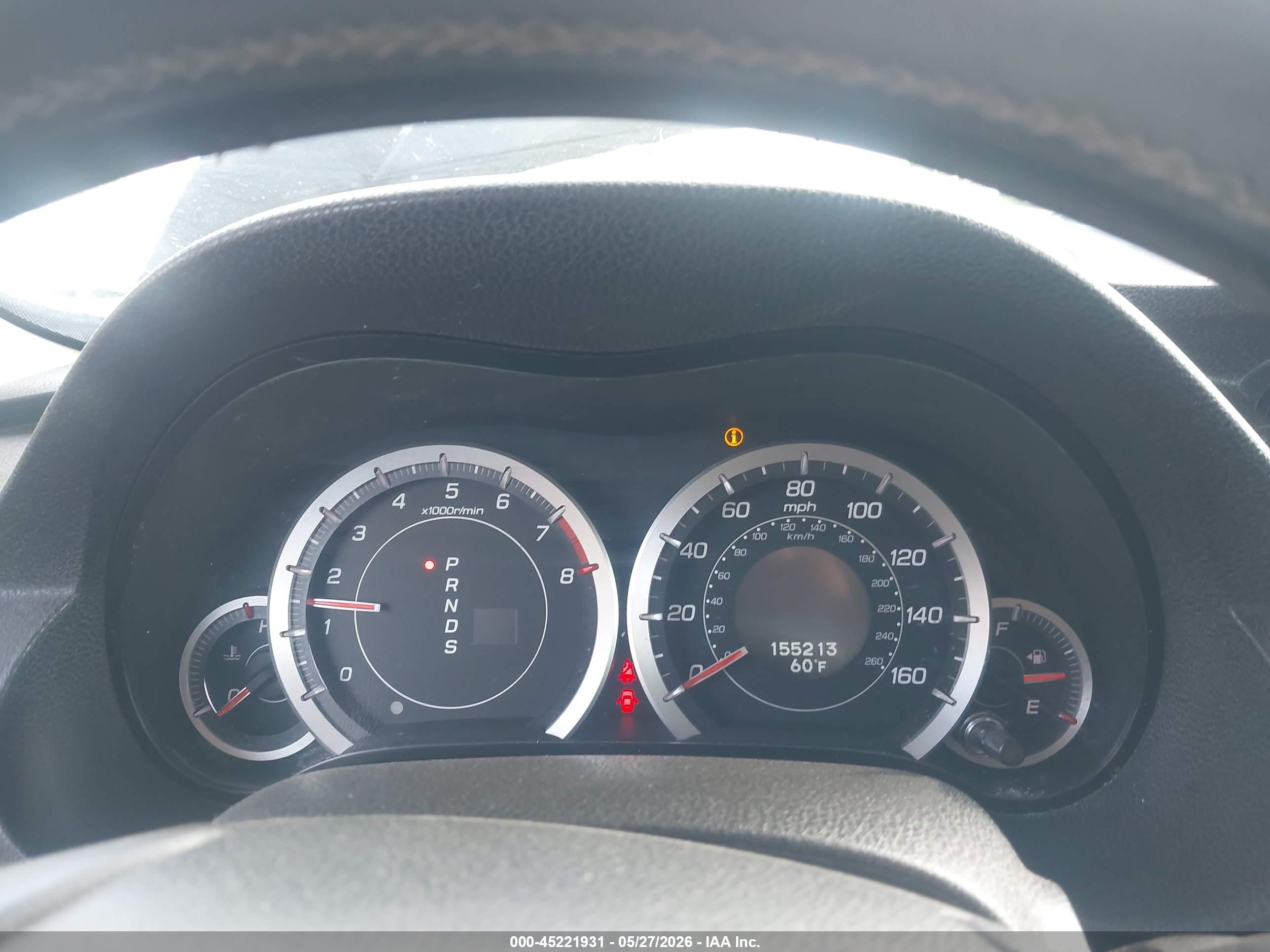 2012 Acura Tsx 2.4 Black vin: JH4CU2F49CC004699