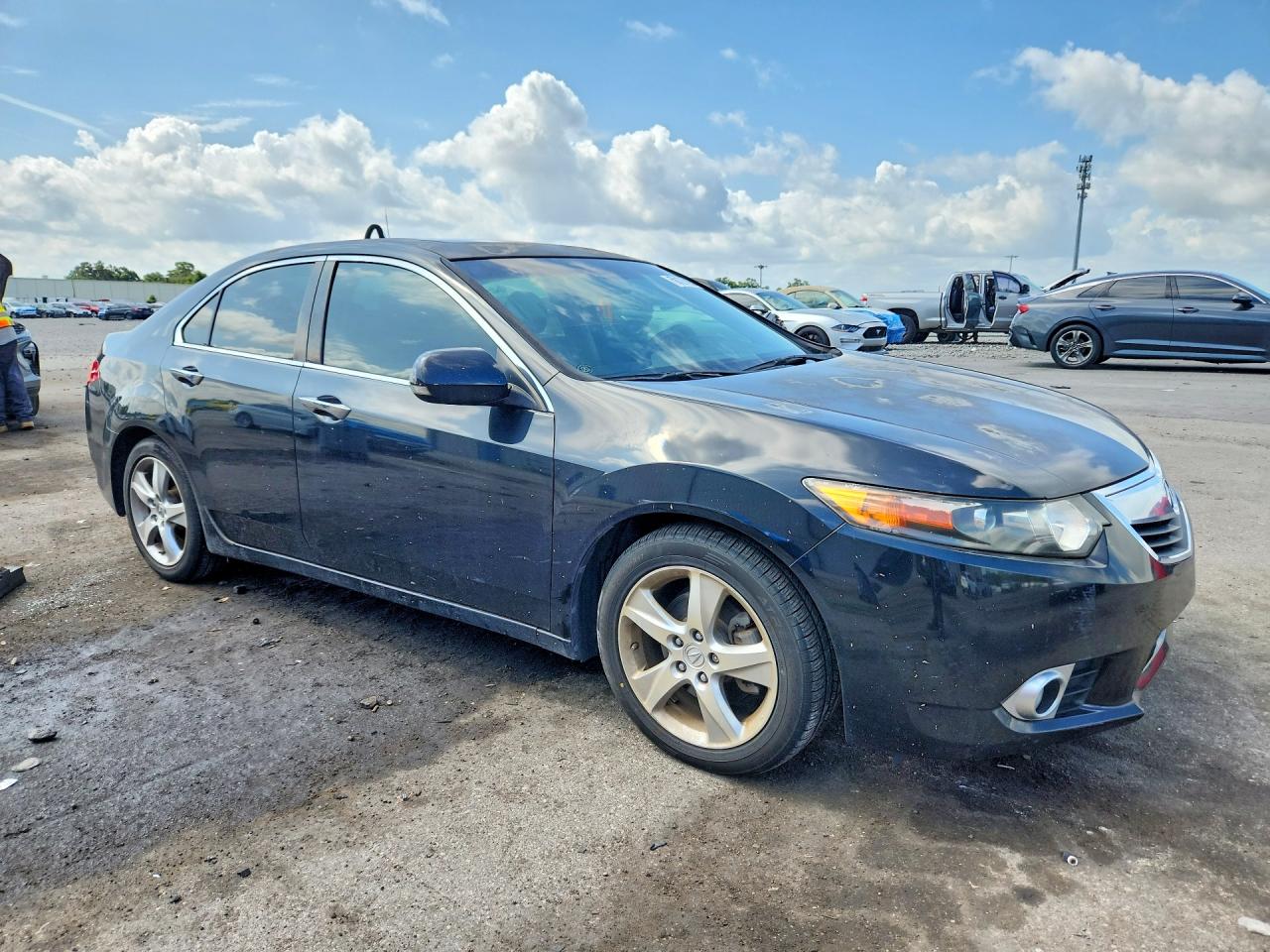 2012 Acura Tsx Black vin: JH4CU2F49CC006341