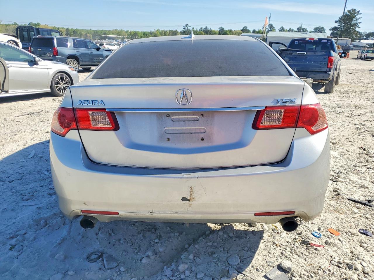 2012 Acura Tsx Silver vin: JH4CU2F49CC010423