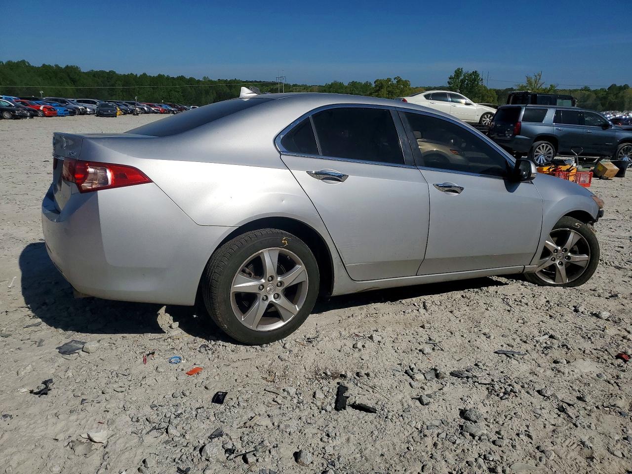 2012 Acura Tsx Silver vin: JH4CU2F49CC010423