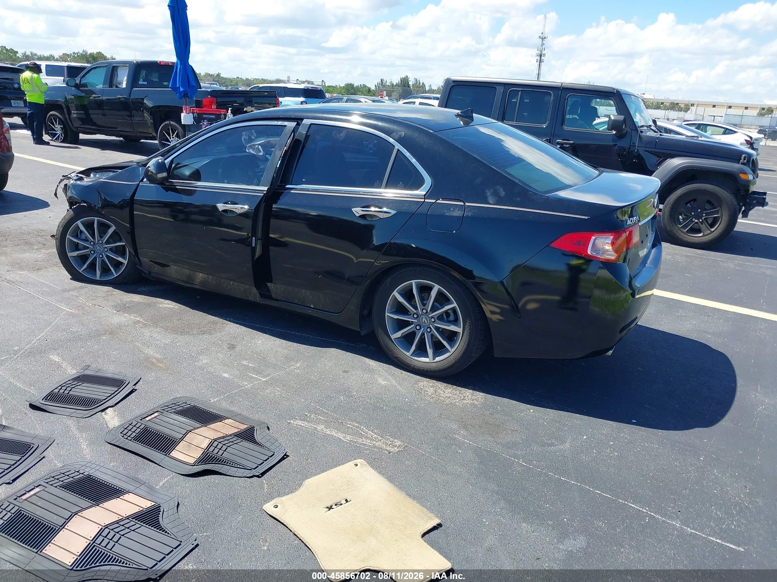 2012 Acura Tsx 2.4 Black vin: JH4CU2F49CC011135