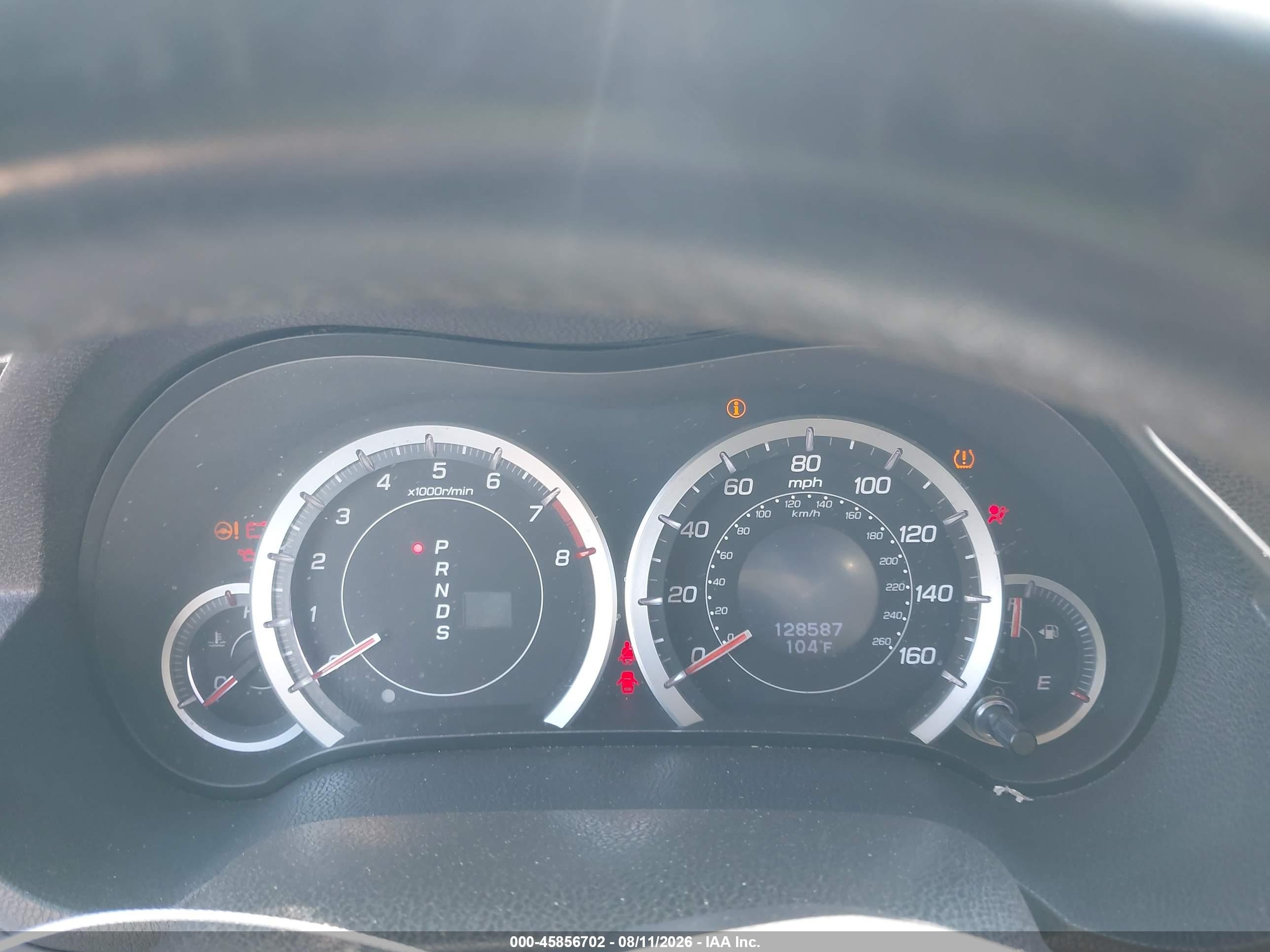 2012 Acura Tsx 2.4 Black vin: JH4CU2F49CC011135