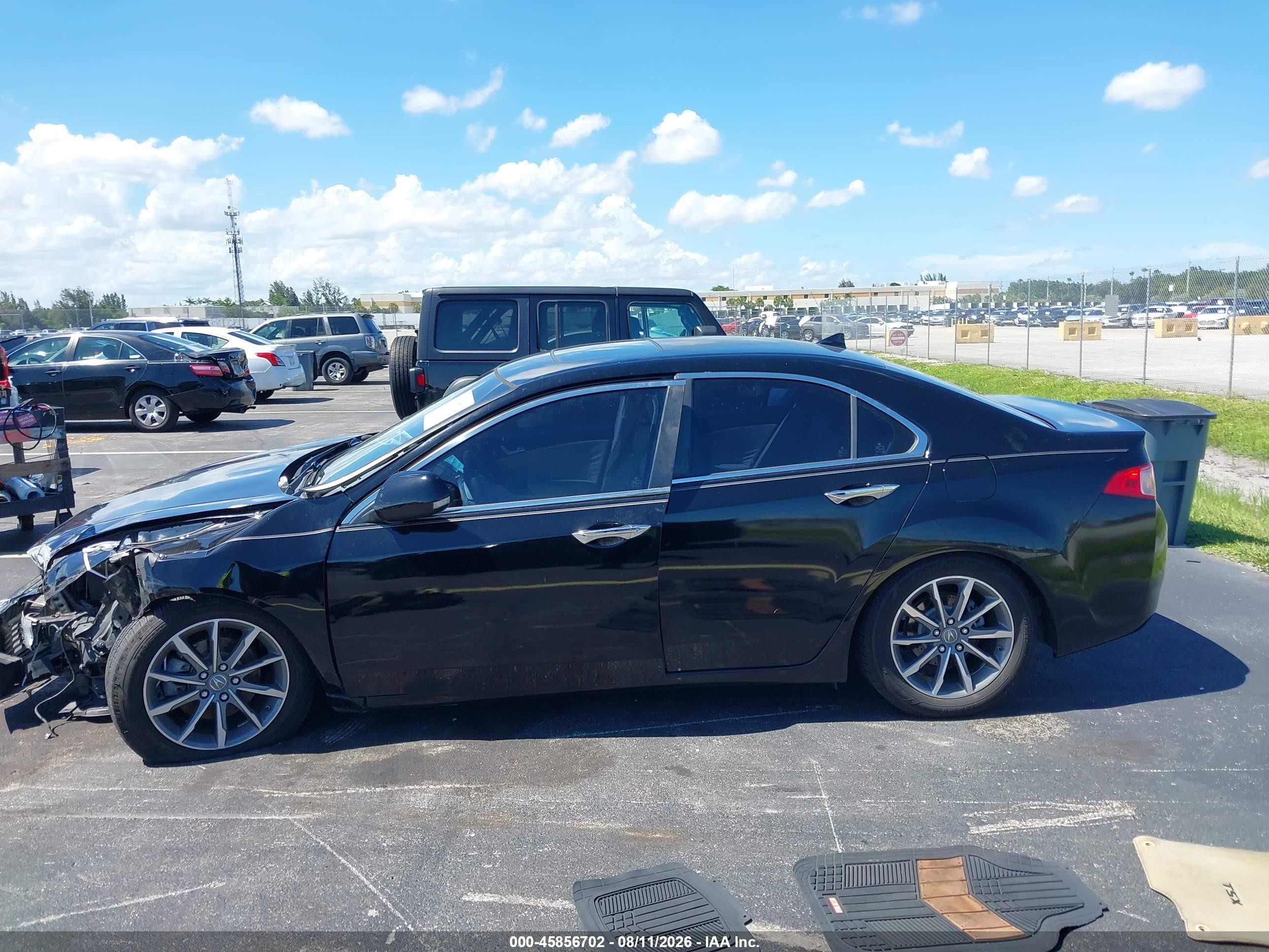 2012 Acura Tsx 2.4 Black vin: JH4CU2F49CC011135