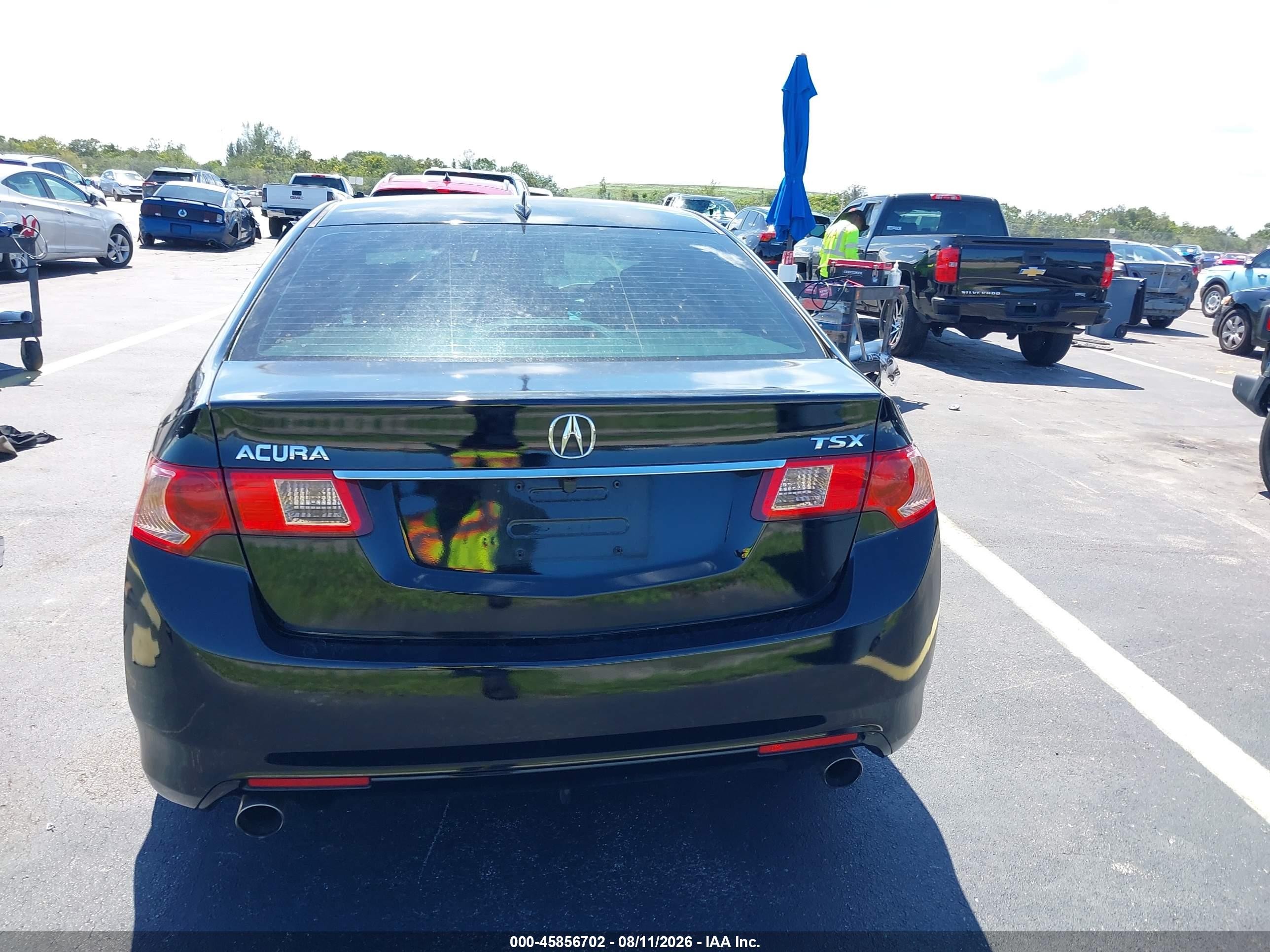 2012 Acura Tsx 2.4 Black vin: JH4CU2F49CC011135