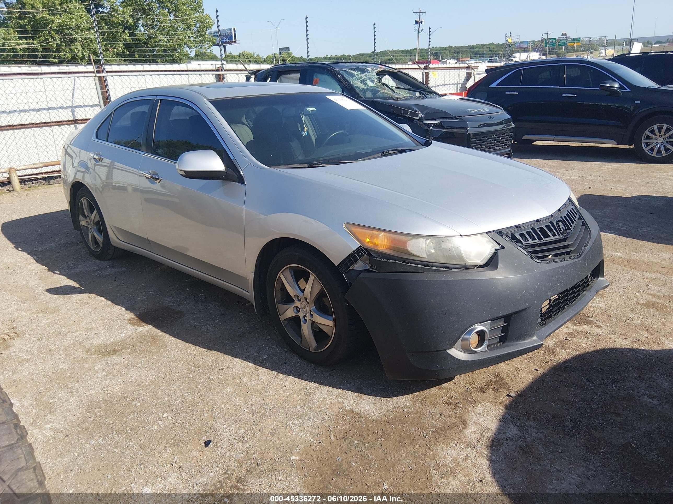 2012 Acura Tsx 2.4 Silver vin: JH4CU2F49CC013919