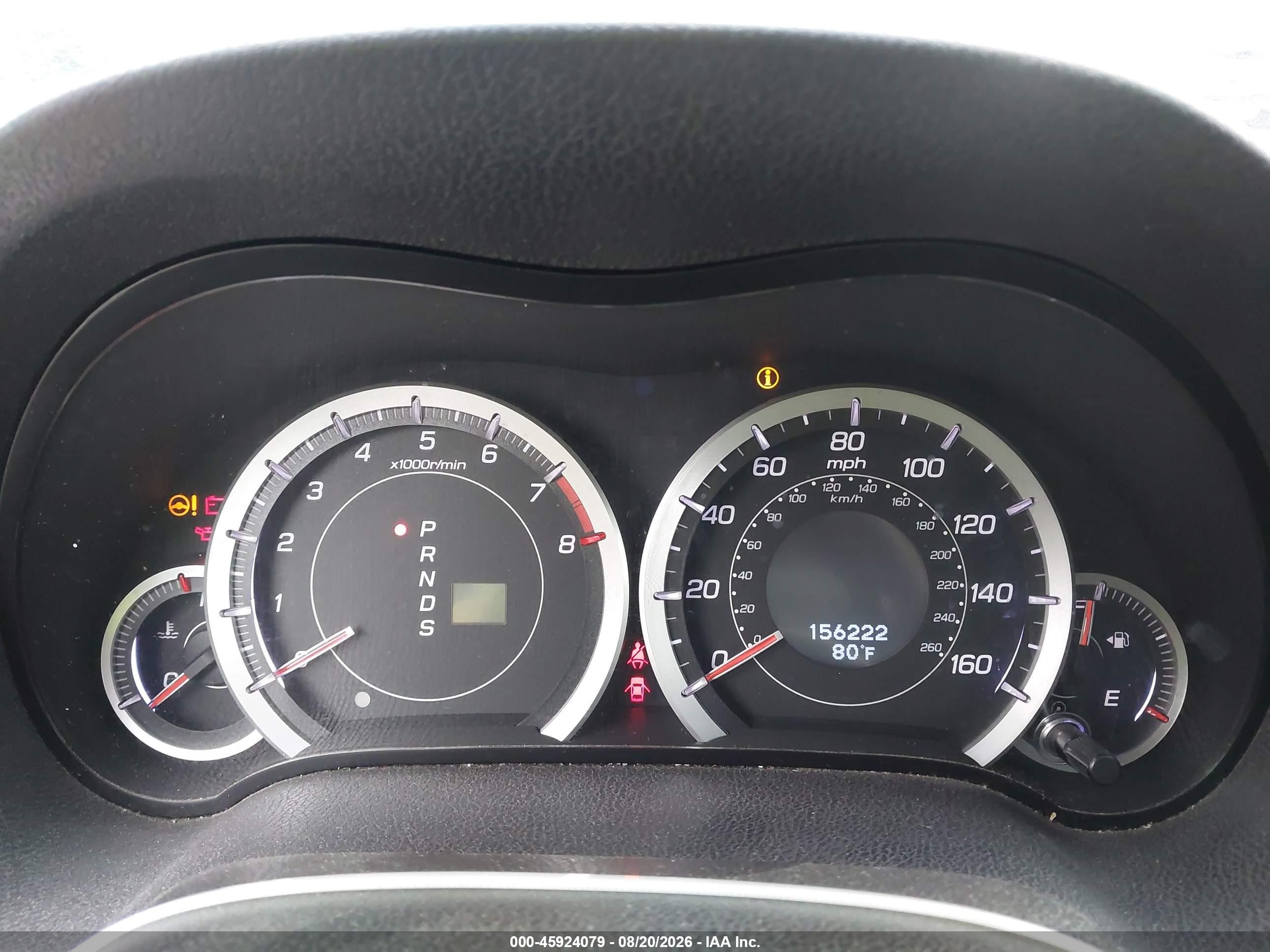 2012 Acura Tsx 2.4 Black vin: JH4CU2F49CC022247
