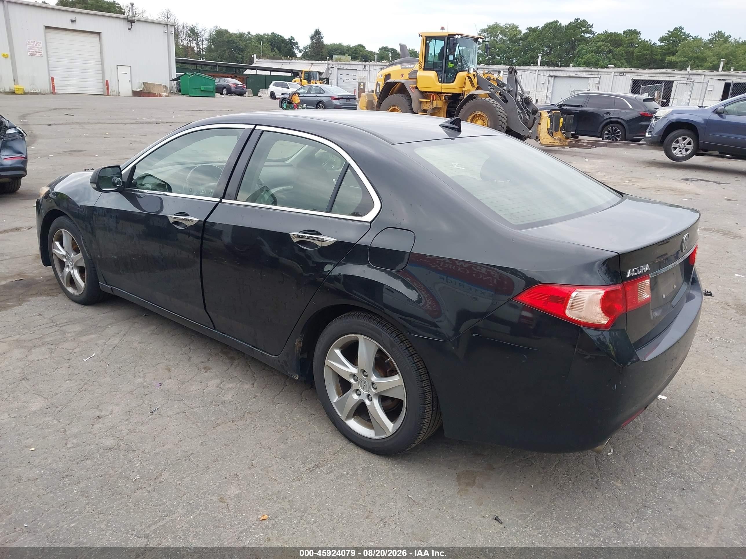 2012 Acura Tsx 2.4 Black vin: JH4CU2F49CC022247
