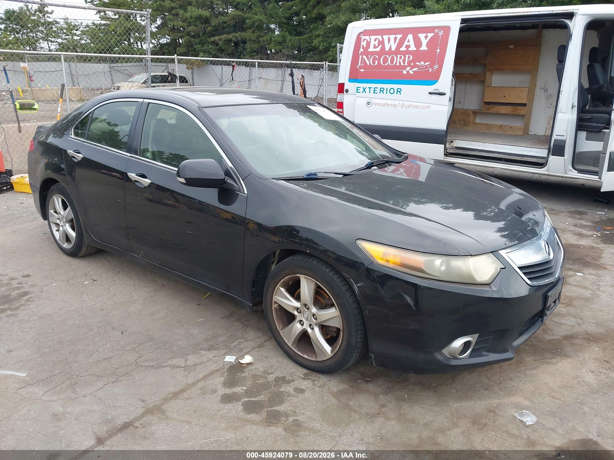 2012 Acura Tsx 2.4 Black vin: JH4CU2F49CC022247