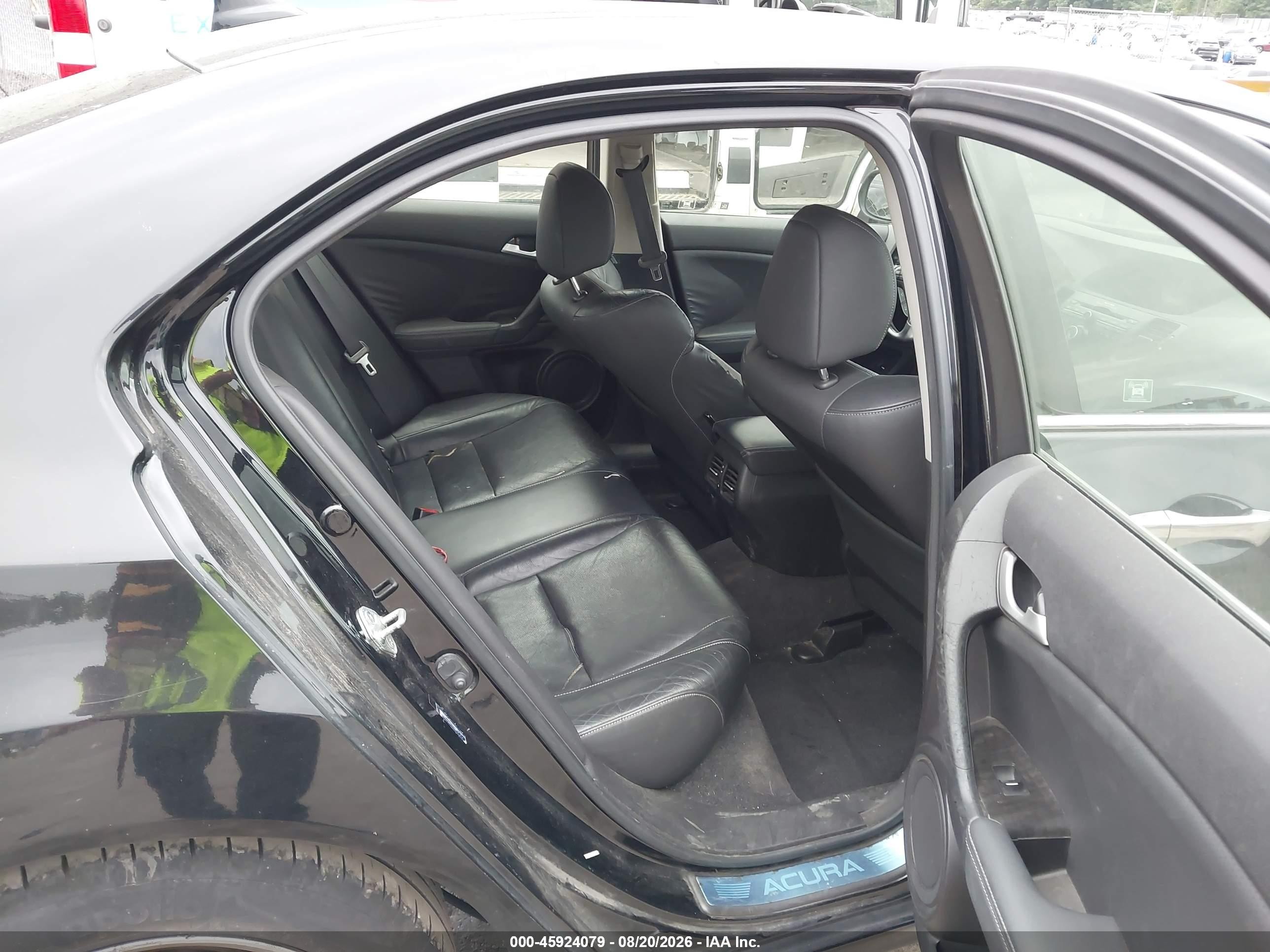 2012 Acura Tsx 2.4 Black vin: JH4CU2F49CC022247