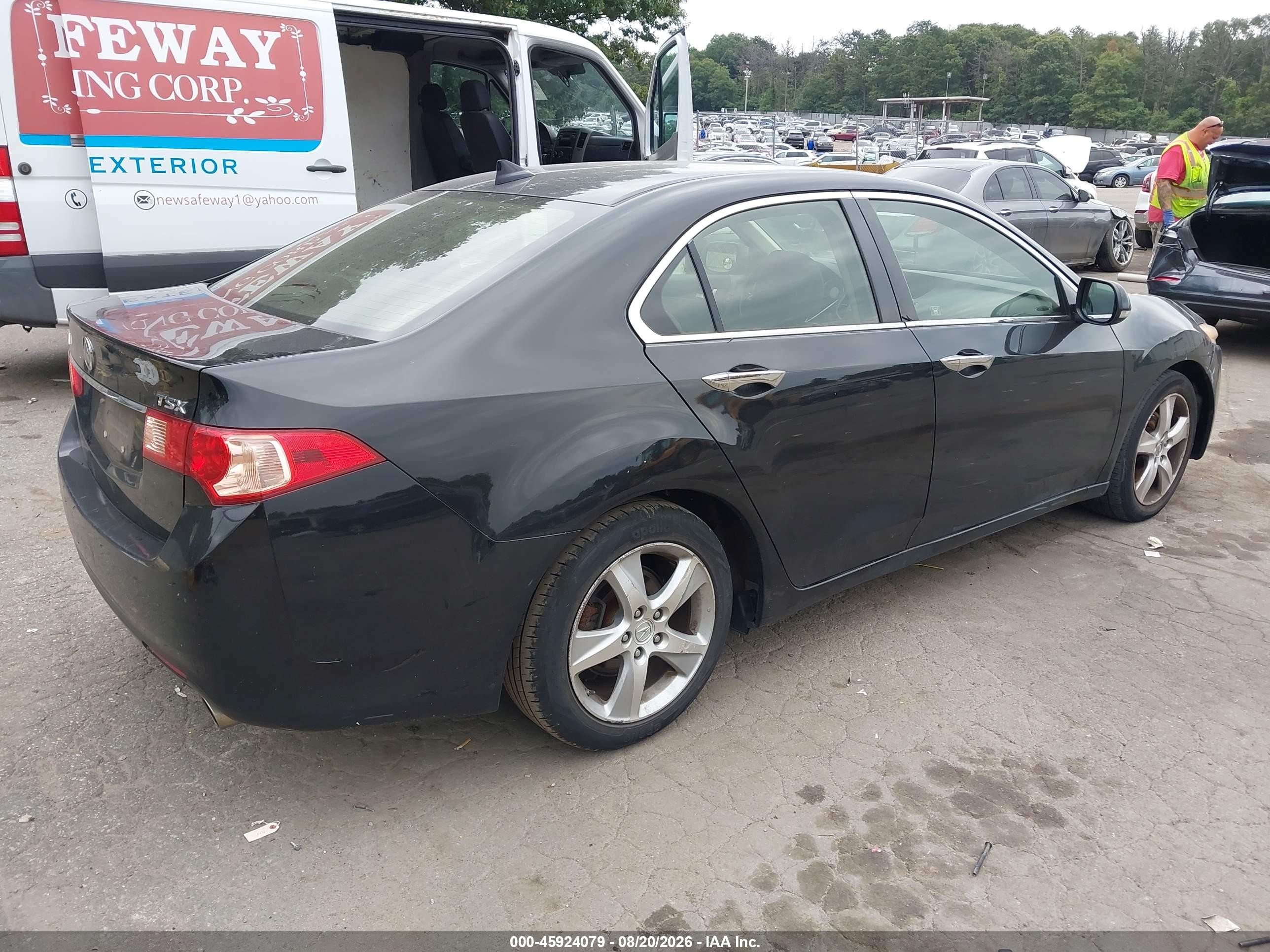 2012 Acura Tsx 2.4 Black vin: JH4CU2F49CC022247
