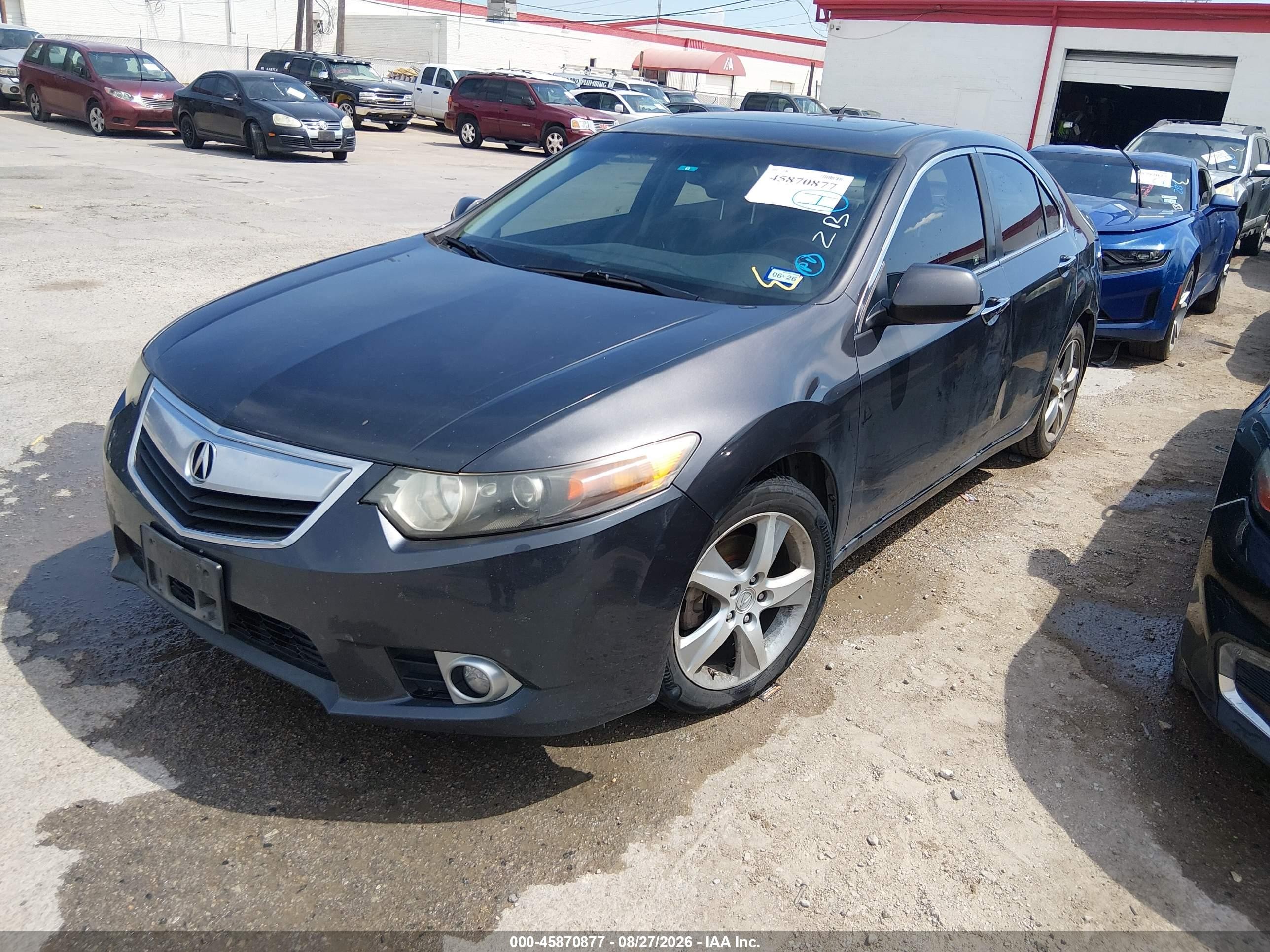 2013 Acura Tsx 2.4 Gray vin: JH4CU2F49DC003683