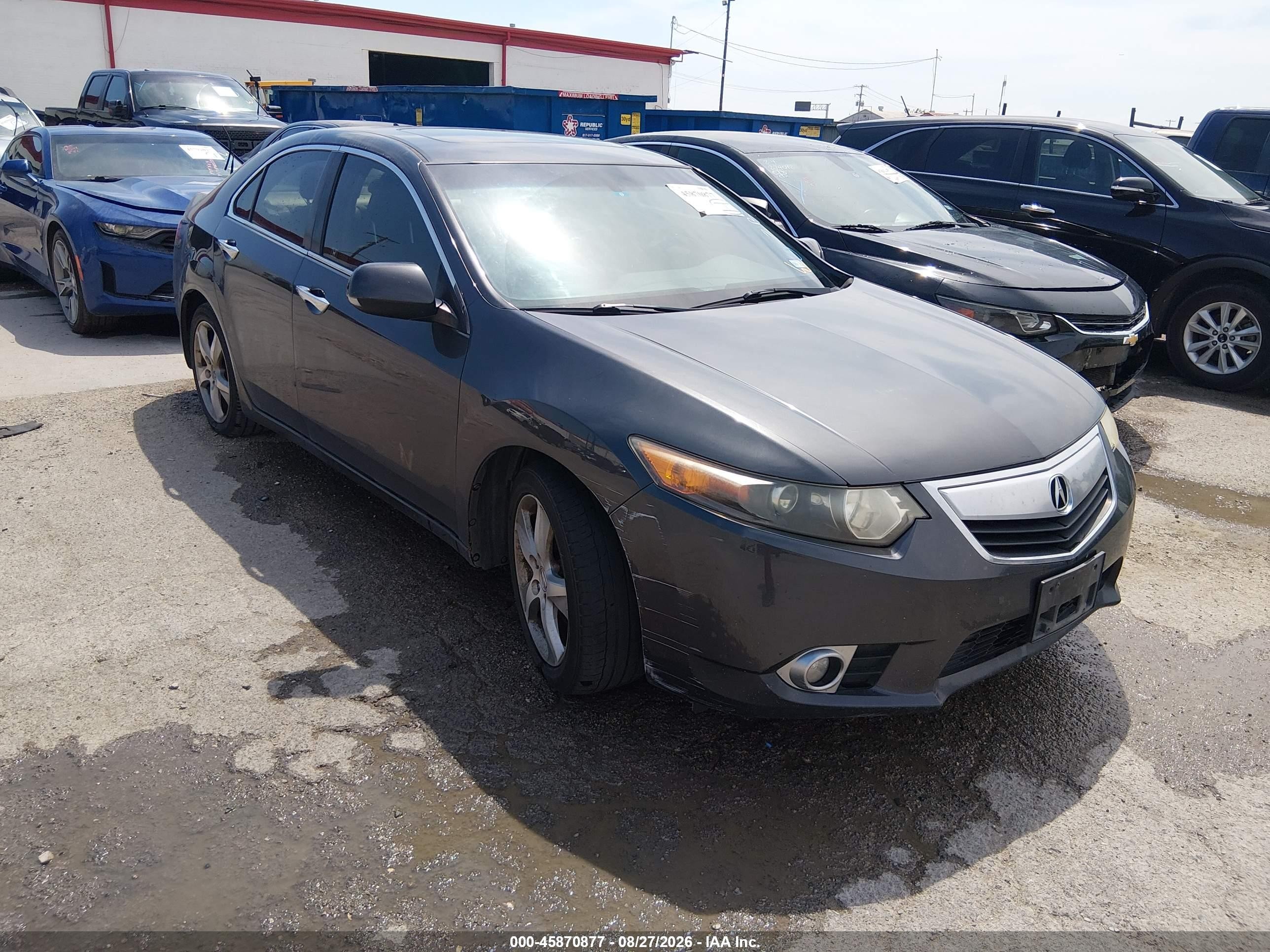 2013 Acura Tsx 2.4 Gray vin: JH4CU2F49DC003683