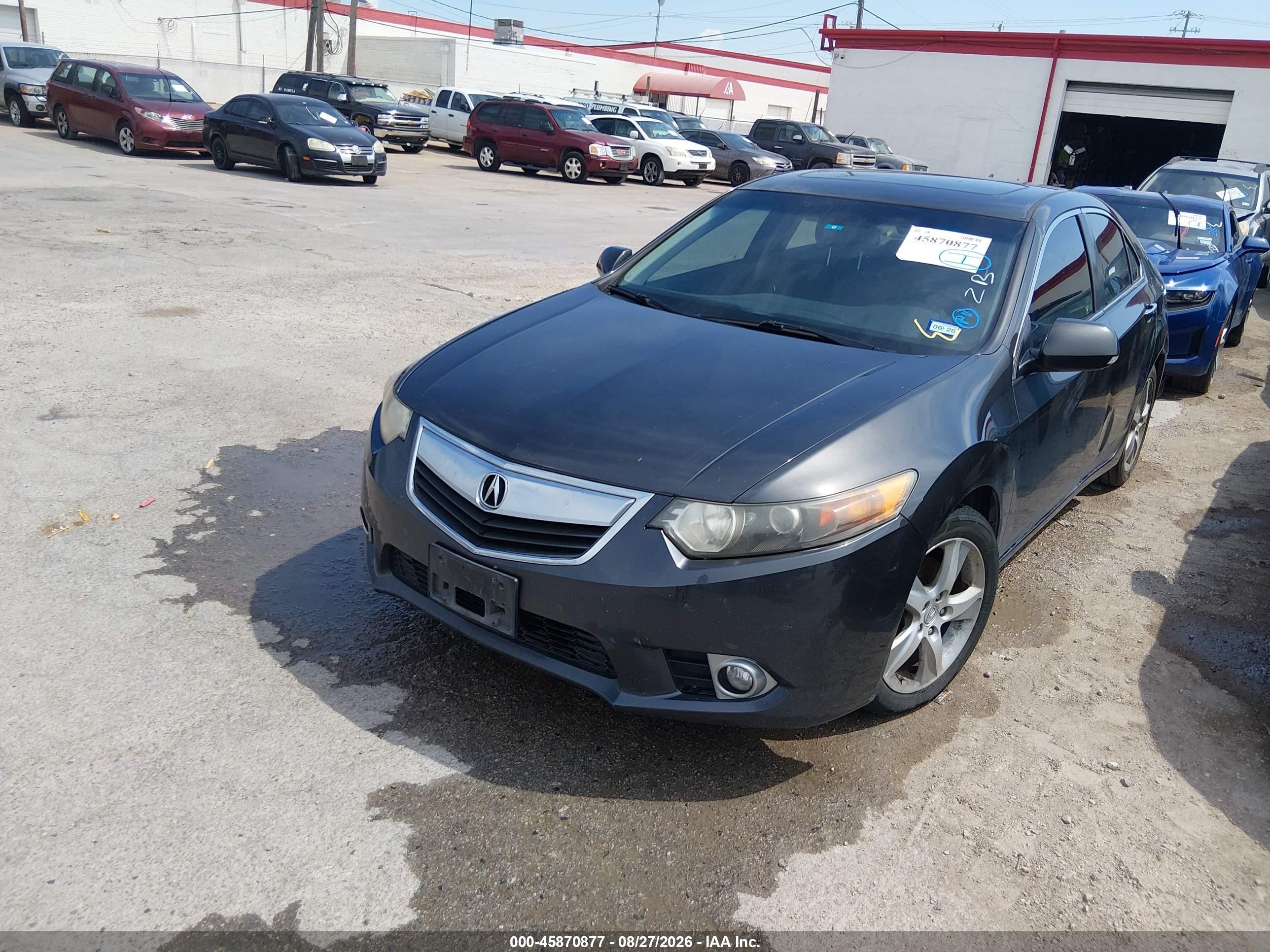 2013 Acura Tsx 2.4 Gray vin: JH4CU2F49DC003683