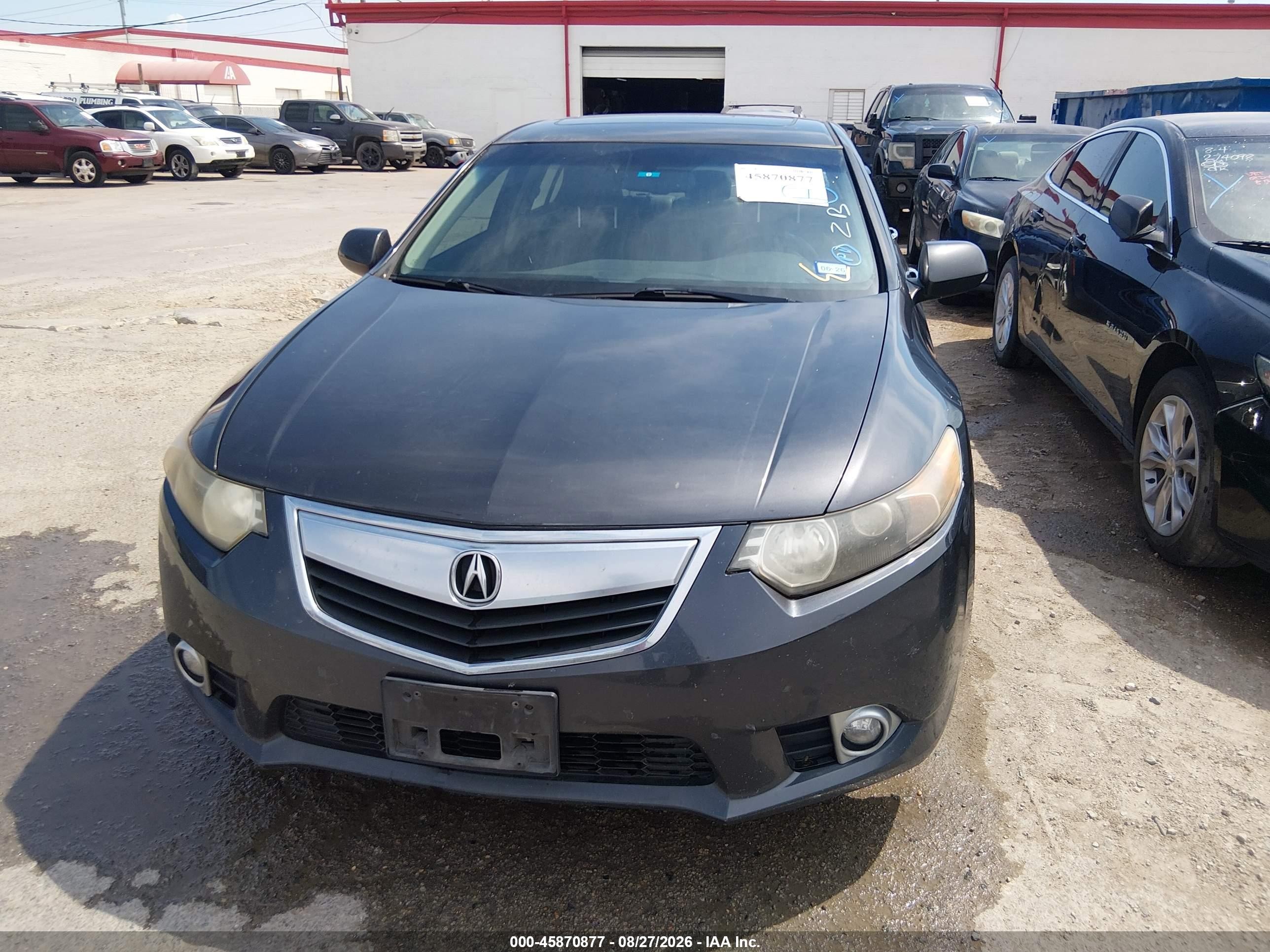 2013 Acura Tsx 2.4 Gray vin: JH4CU2F49DC003683
