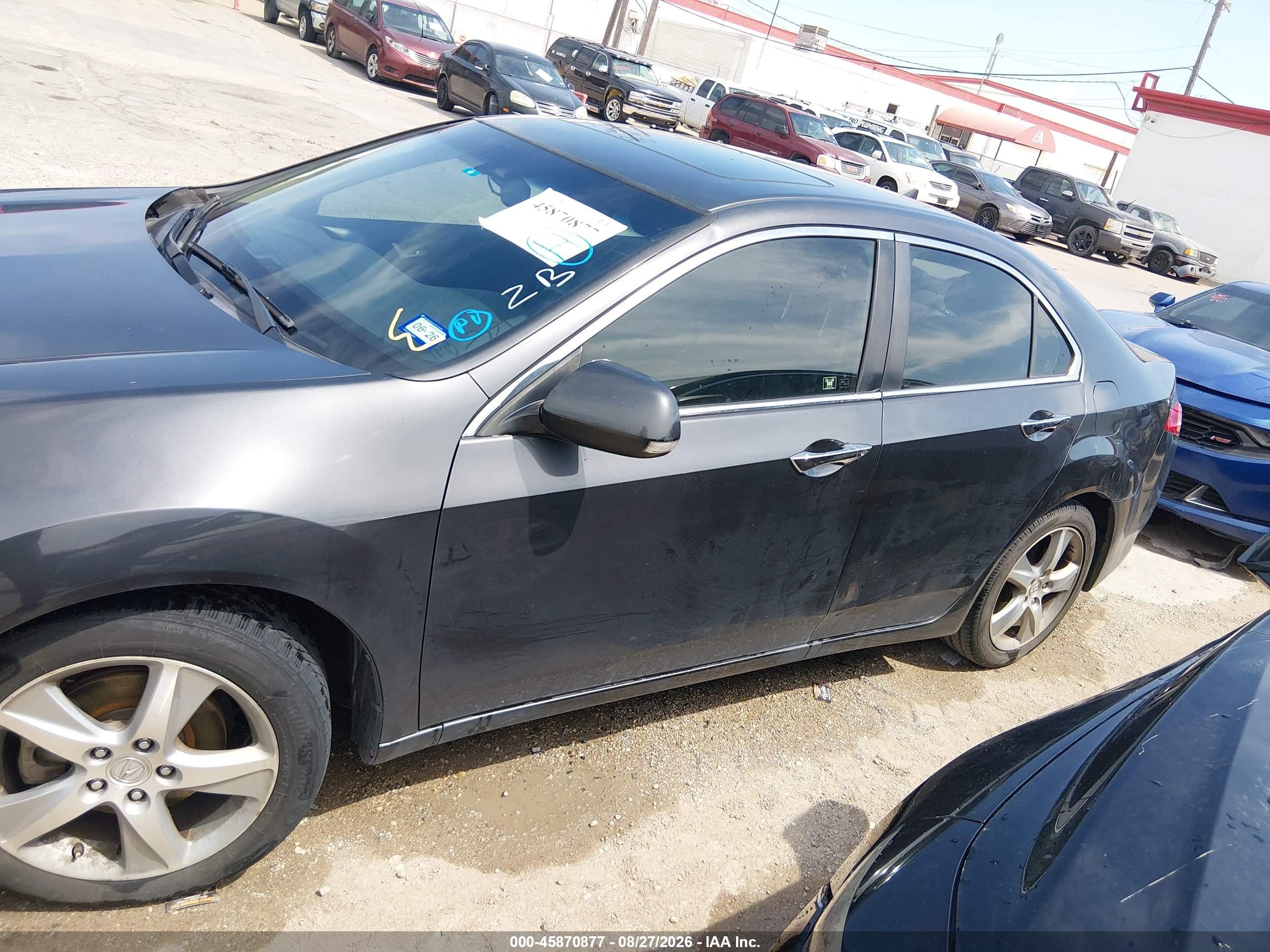 2013 Acura Tsx 2.4 Gray vin: JH4CU2F49DC003683