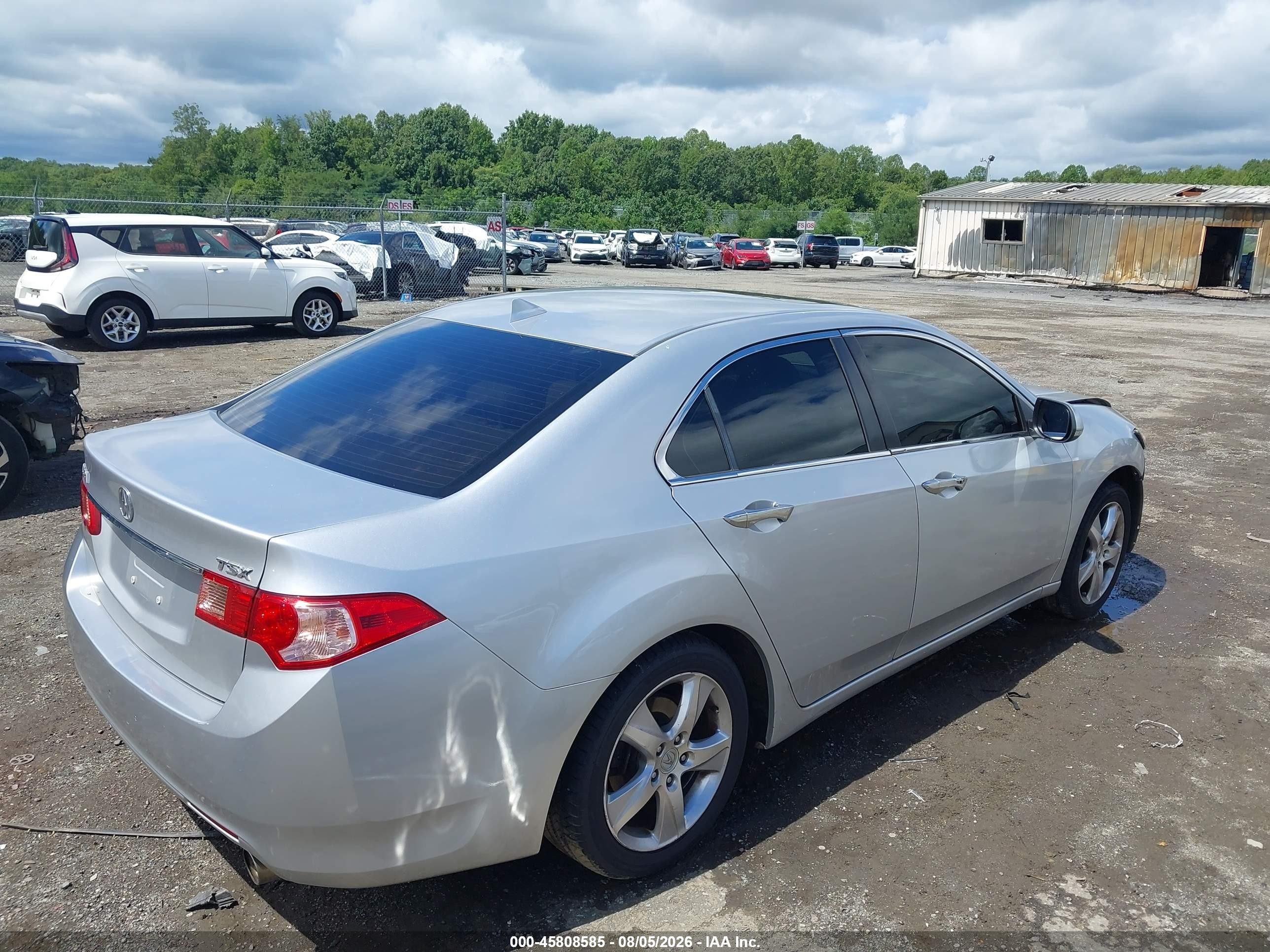 2013 Acura Tsx 2.4 Silver vin: JH4CU2F49DC008155