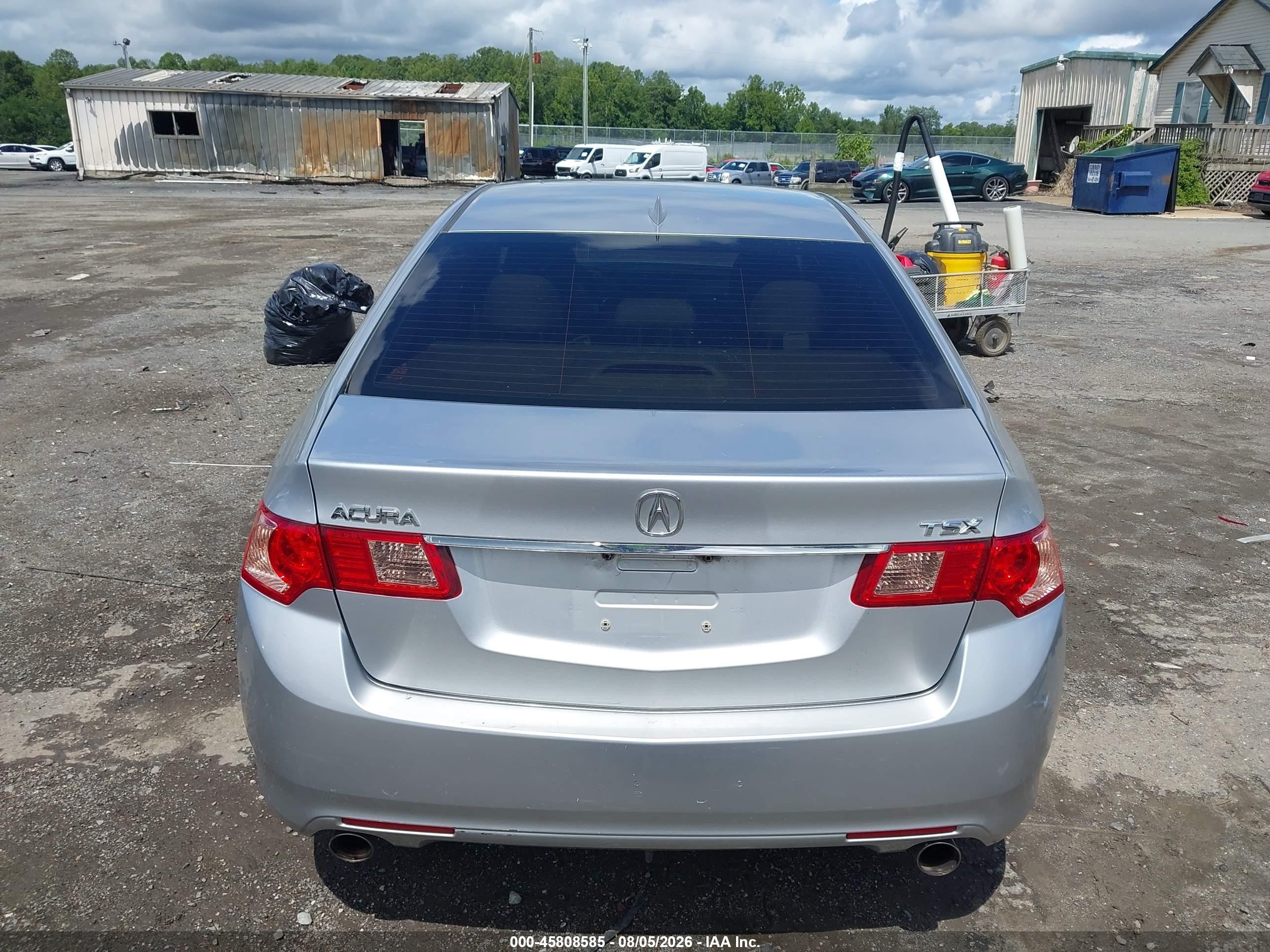 2013 Acura Tsx 2.4 Silver vin: JH4CU2F49DC008155